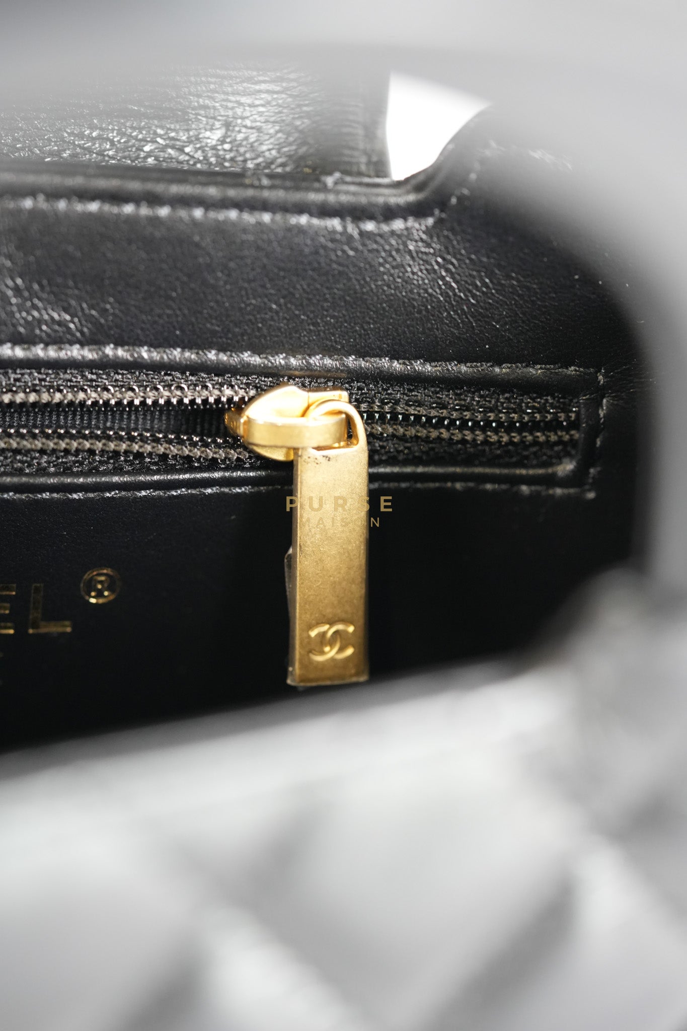 Kelly Top Handle Small in Black Quilted Calfskin Leather & Gold Hardware(Microchip)