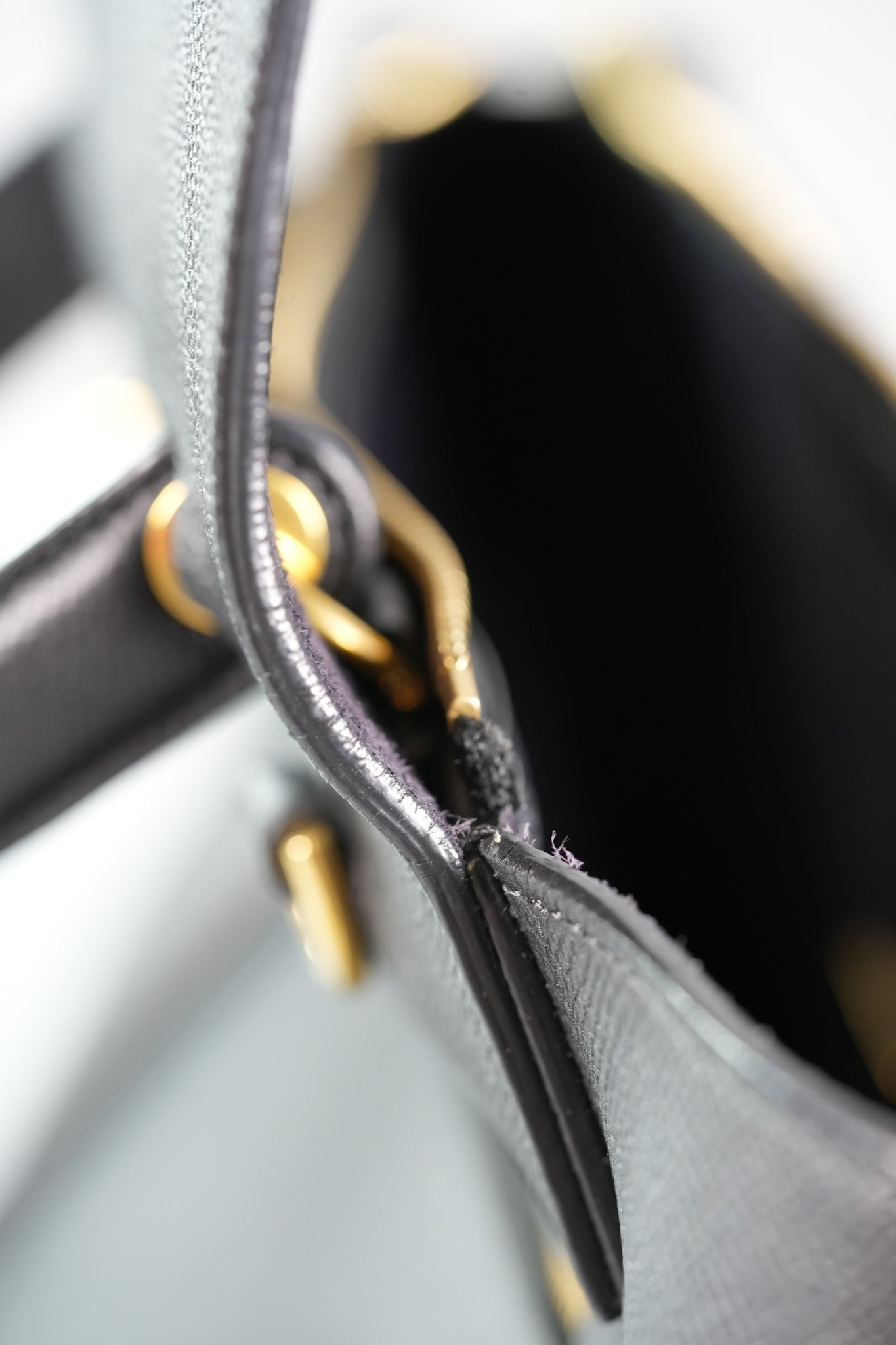 Micro Belt Bag in Black Grained Calfskin Leather | Purse Maison Luxury Bags Shop