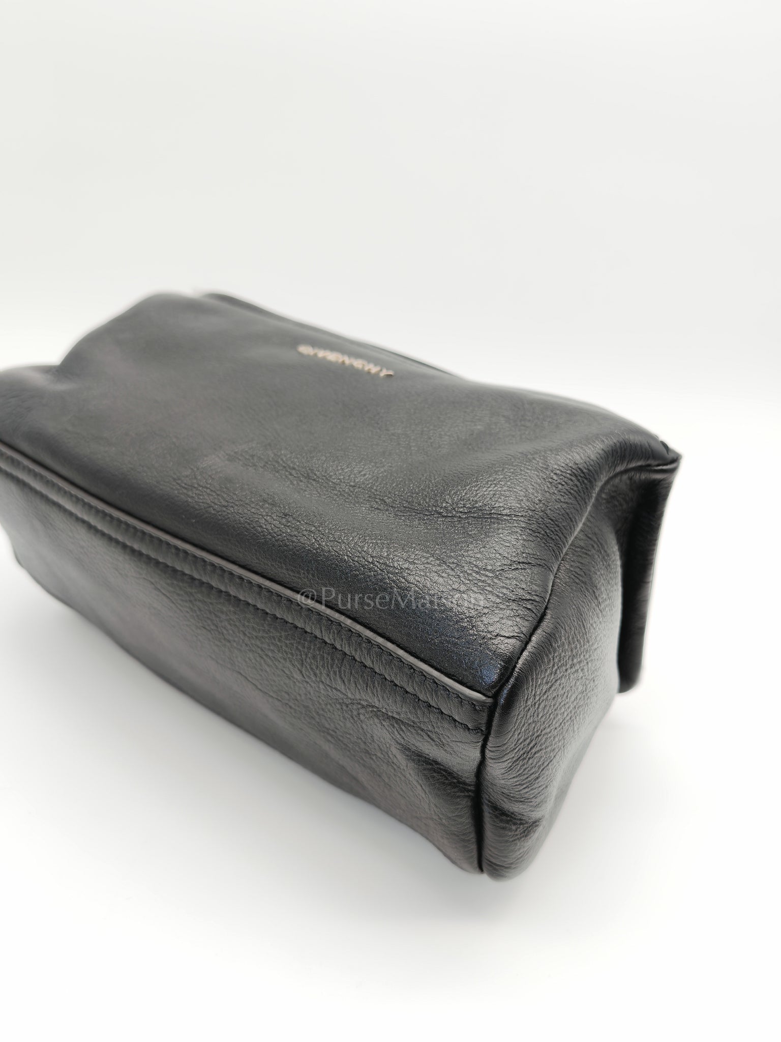 Min Pandora in Black Soft Calfskin Leather Crossbody Bag | Purse Maison Luxury Bags Shop