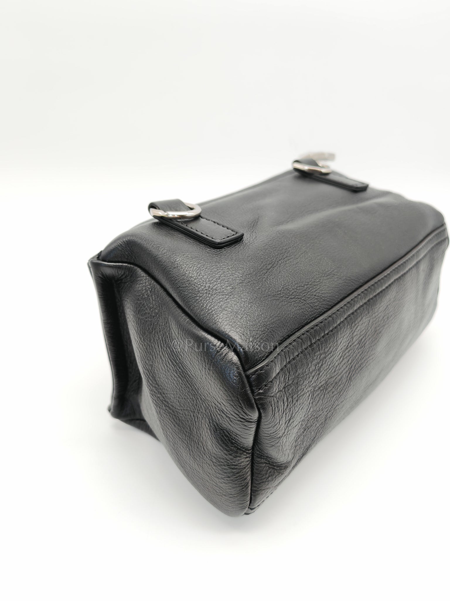 Min Pandora in Black Soft Calfskin Leather Crossbody Bag | Purse Maison Luxury Bags Shop