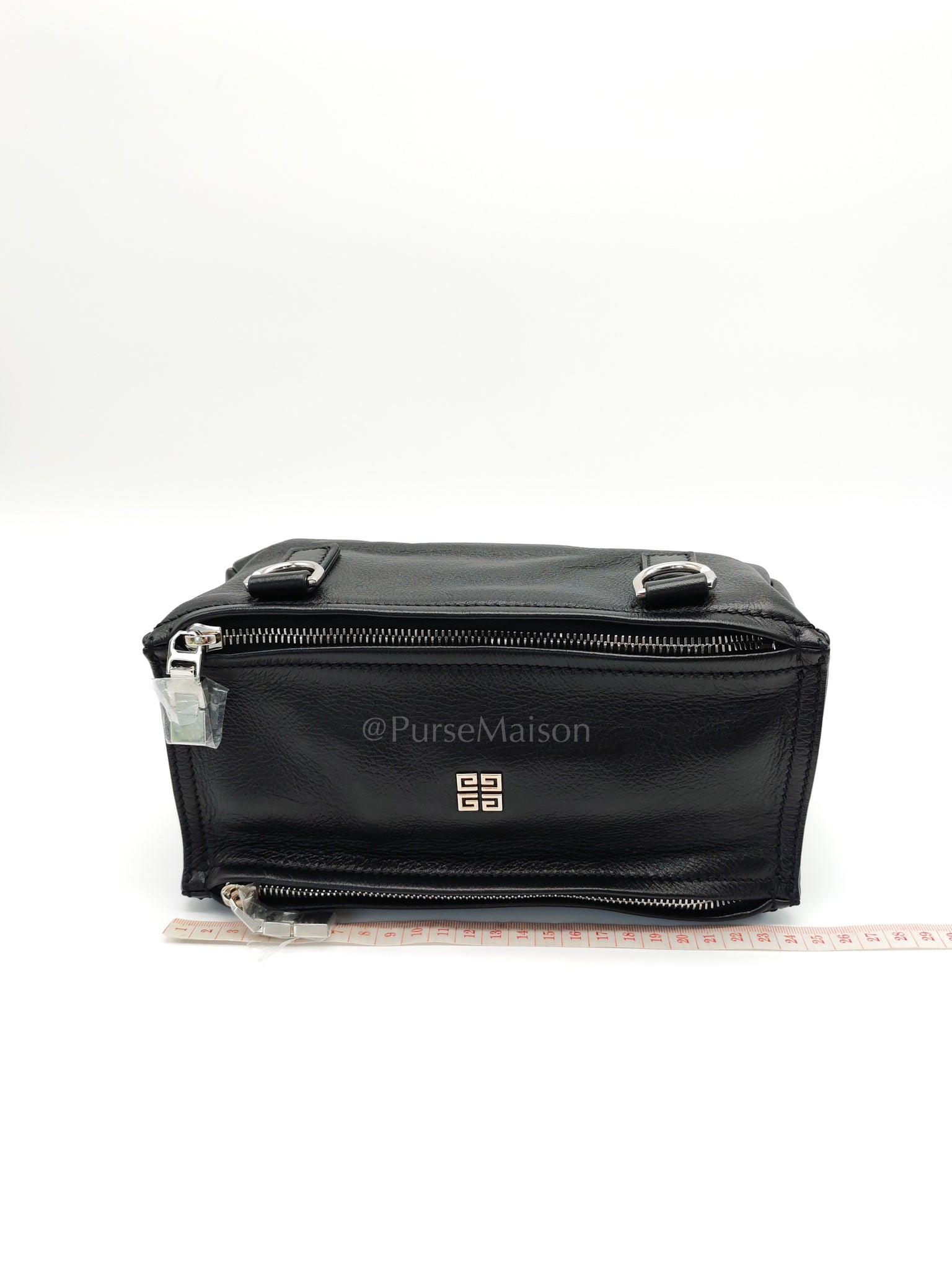 Min Pandora in Black Soft Calfskin Leather Crossbody Bag | Purse Maison Luxury Bags Shop