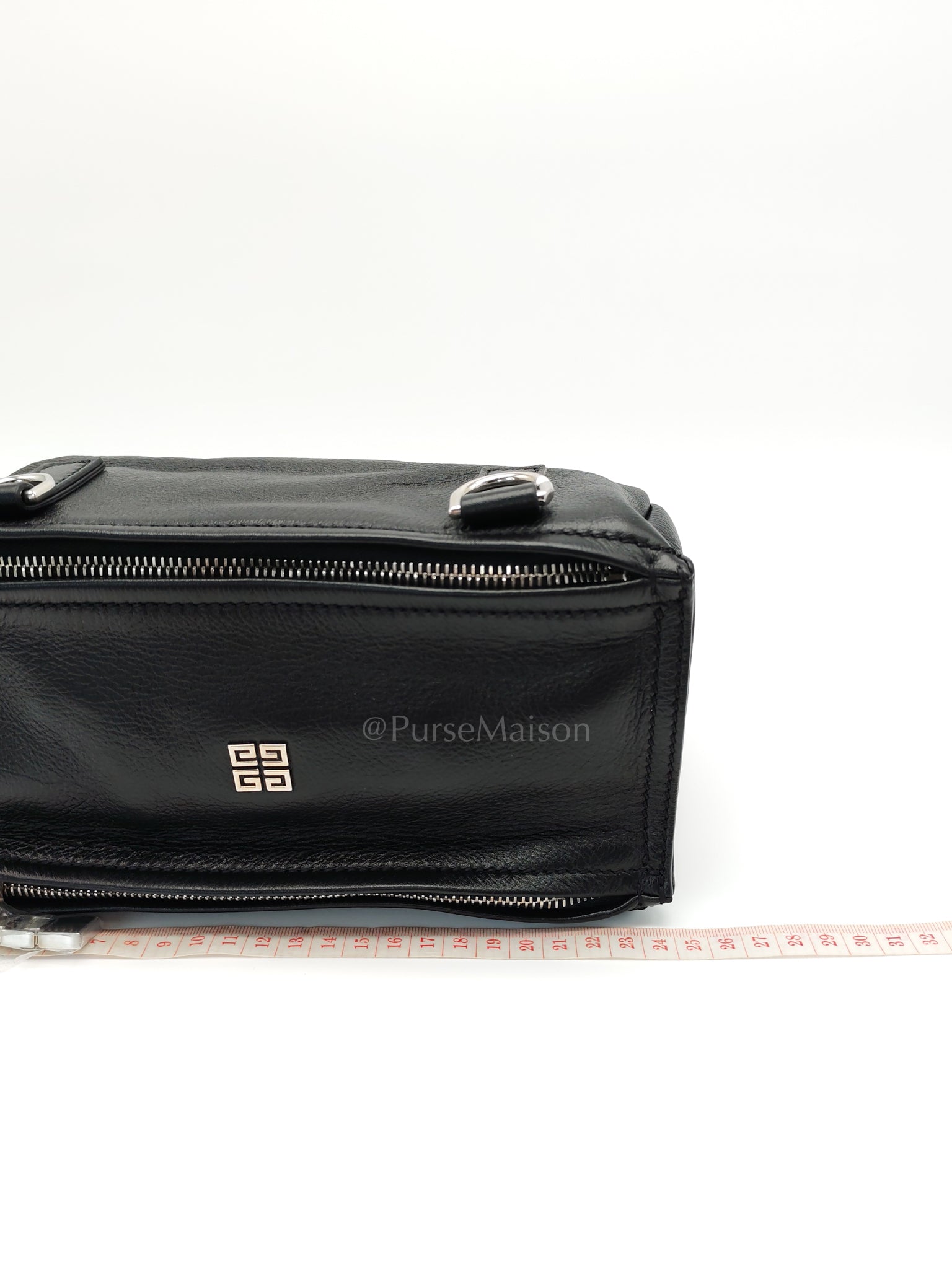 Min Pandora in Black Soft Calfskin Leather Crossbody Bag | Purse Maison Luxury Bags Shop