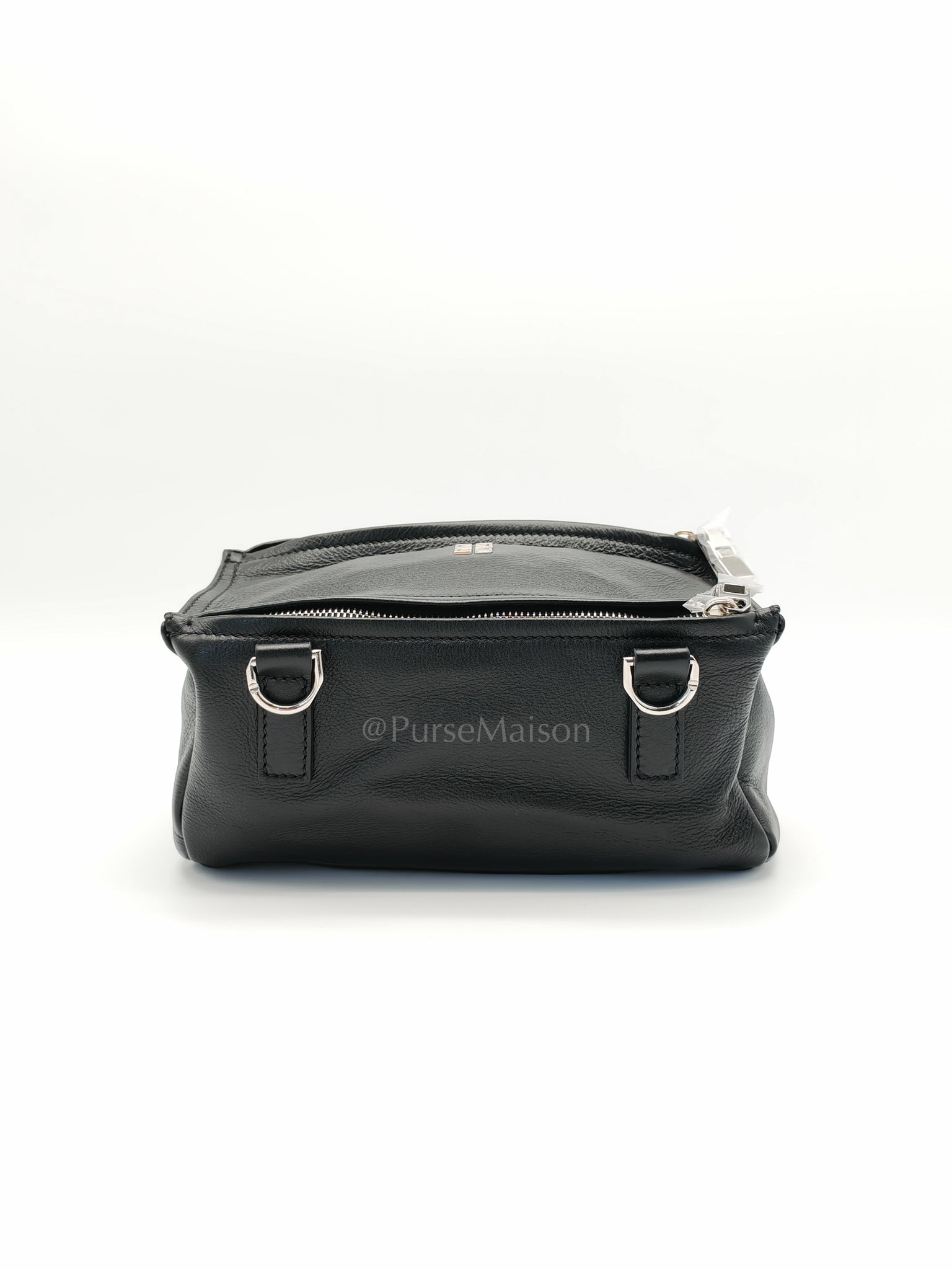 Min Pandora in Black Soft Calfskin Leather Crossbody Bag | Purse Maison Luxury Bags Shop