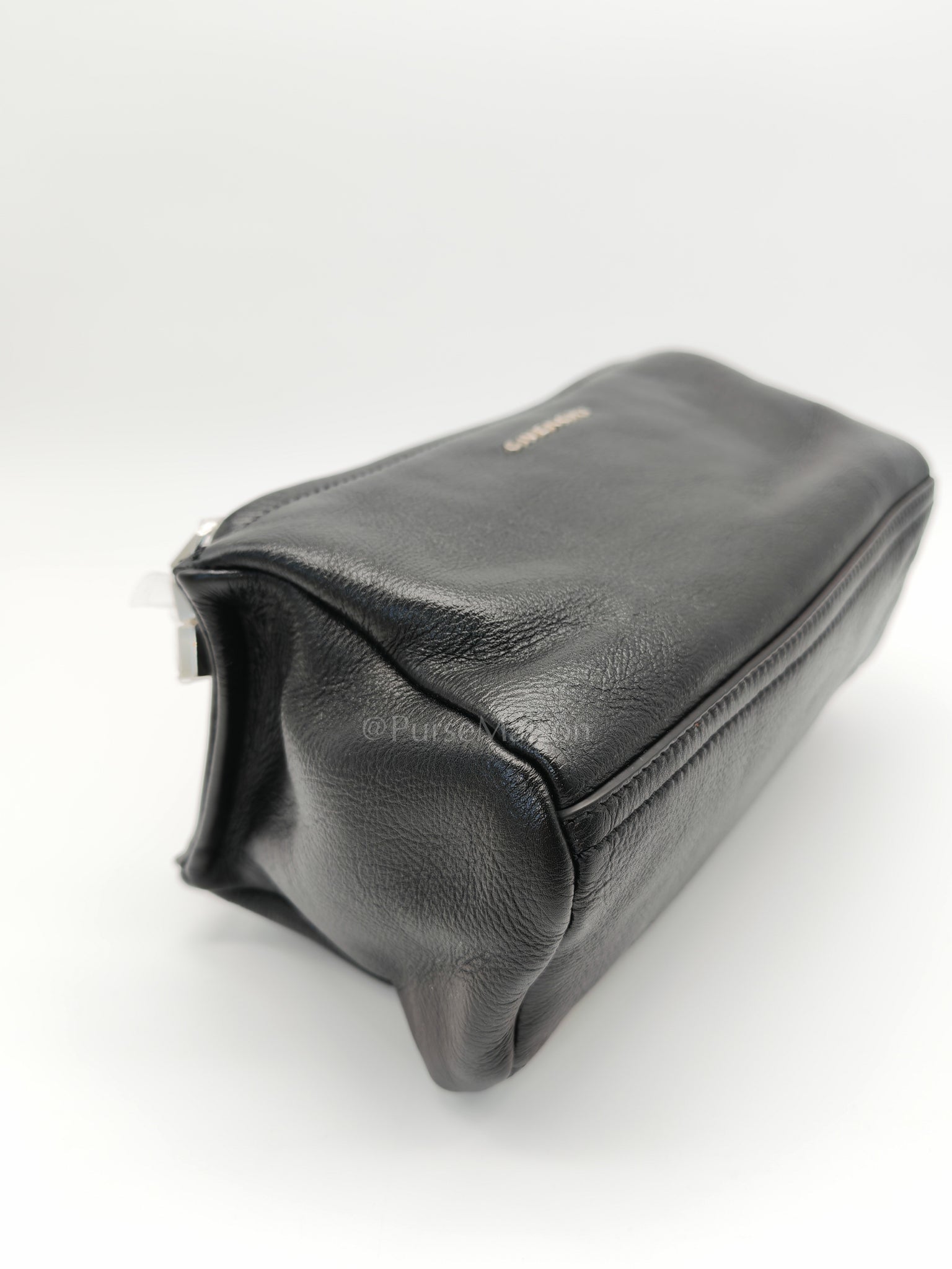 Min Pandora in Black Soft Calfskin Leather Crossbody Bag | Purse Maison Luxury Bags Shop