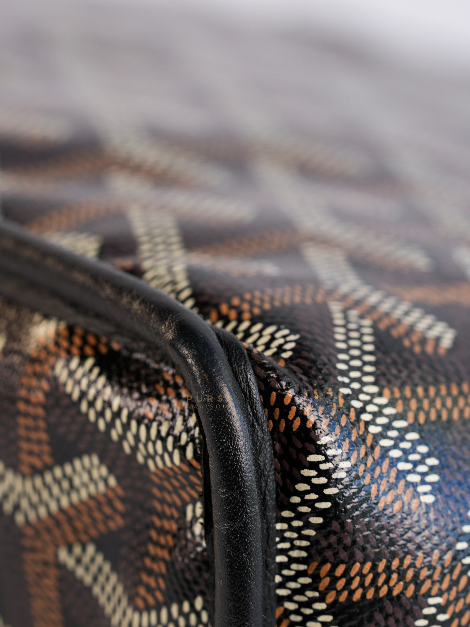 Mini Anjou Black Goyardine Canvas | Purse Maison Luxury Bags Shop