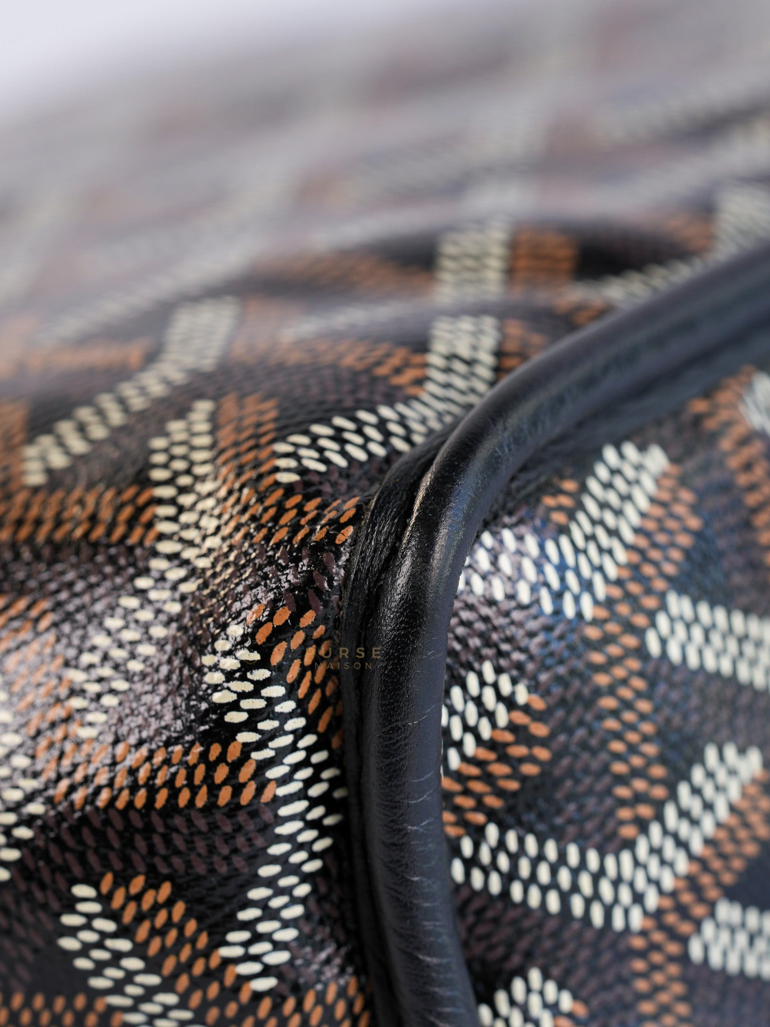 Mini Anjou Black Goyardine Canvas | Purse Maison Luxury Bags Shop