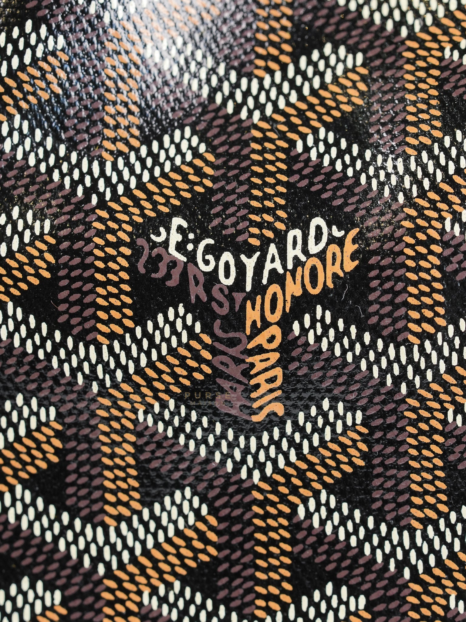 Mini Anjou Black Goyardine Canvas | Purse Maison Luxury Bags Shop