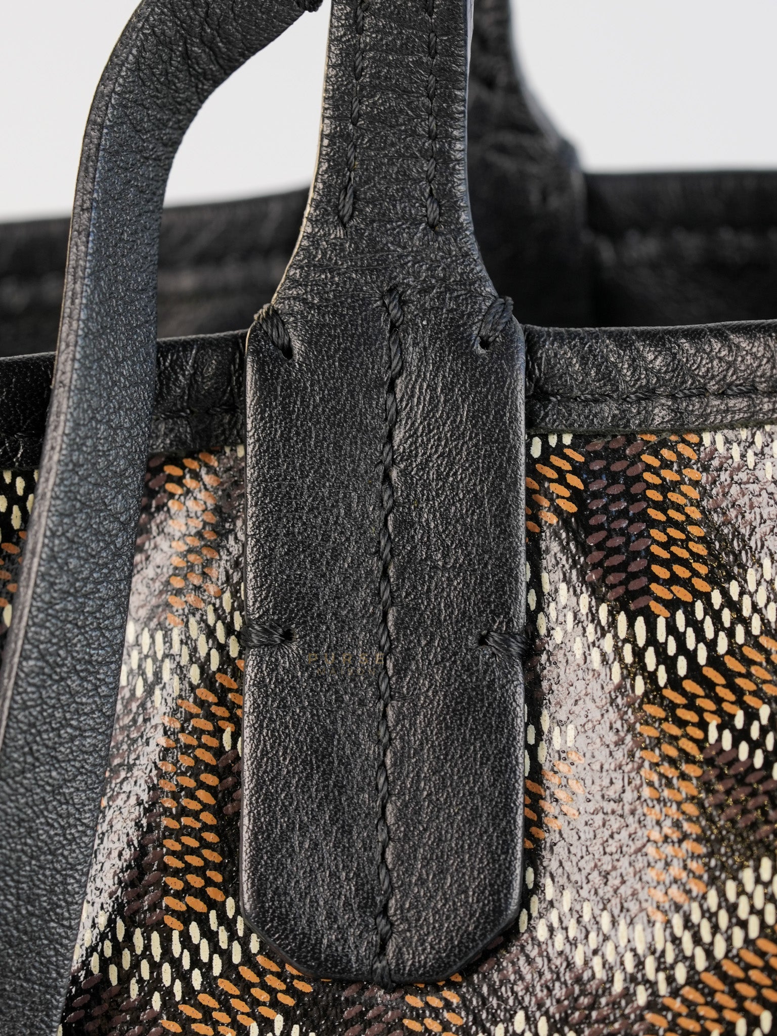Mini Anjou Black Goyardine Canvas | Purse Maison Luxury Bags Shop