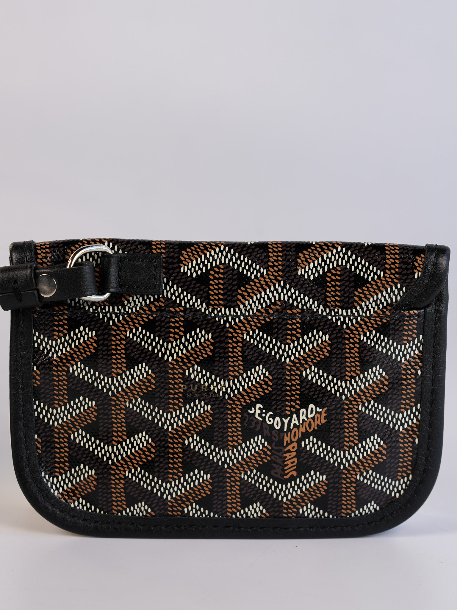 Mini Anjou Black Goyardine Canvas | Purse Maison Luxury Bags Shop