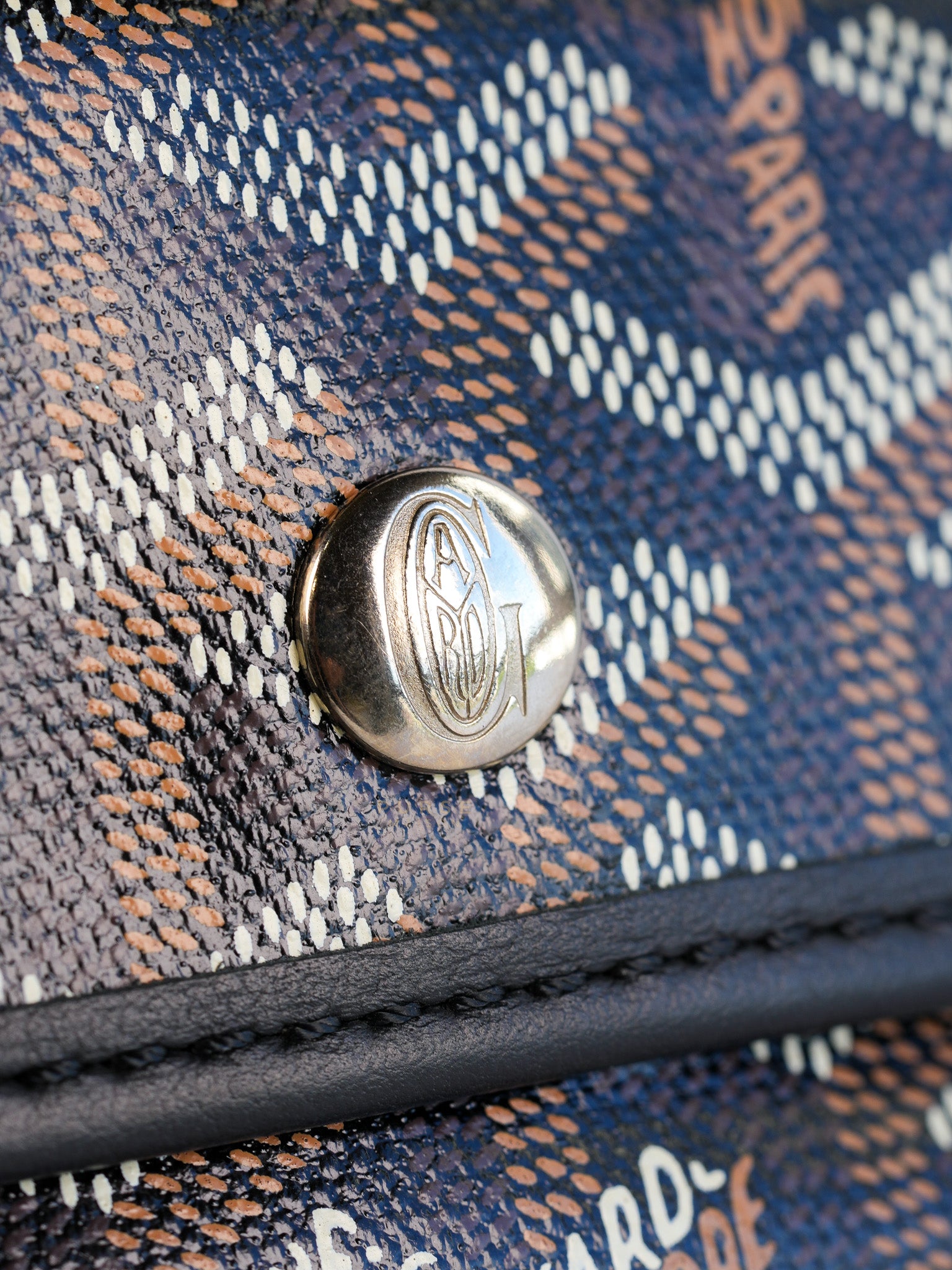 Mini Anjou Black Goyardine Canvas | Purse Maison Luxury Bags Shop