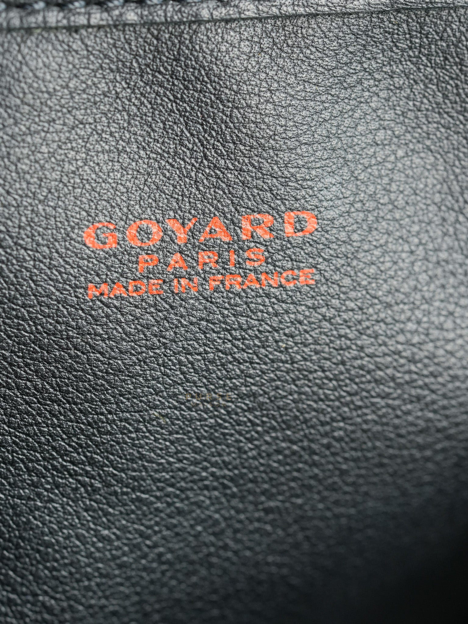 Mini Anjou Black Goyardine Canvas | Purse Maison Luxury Bags Shop