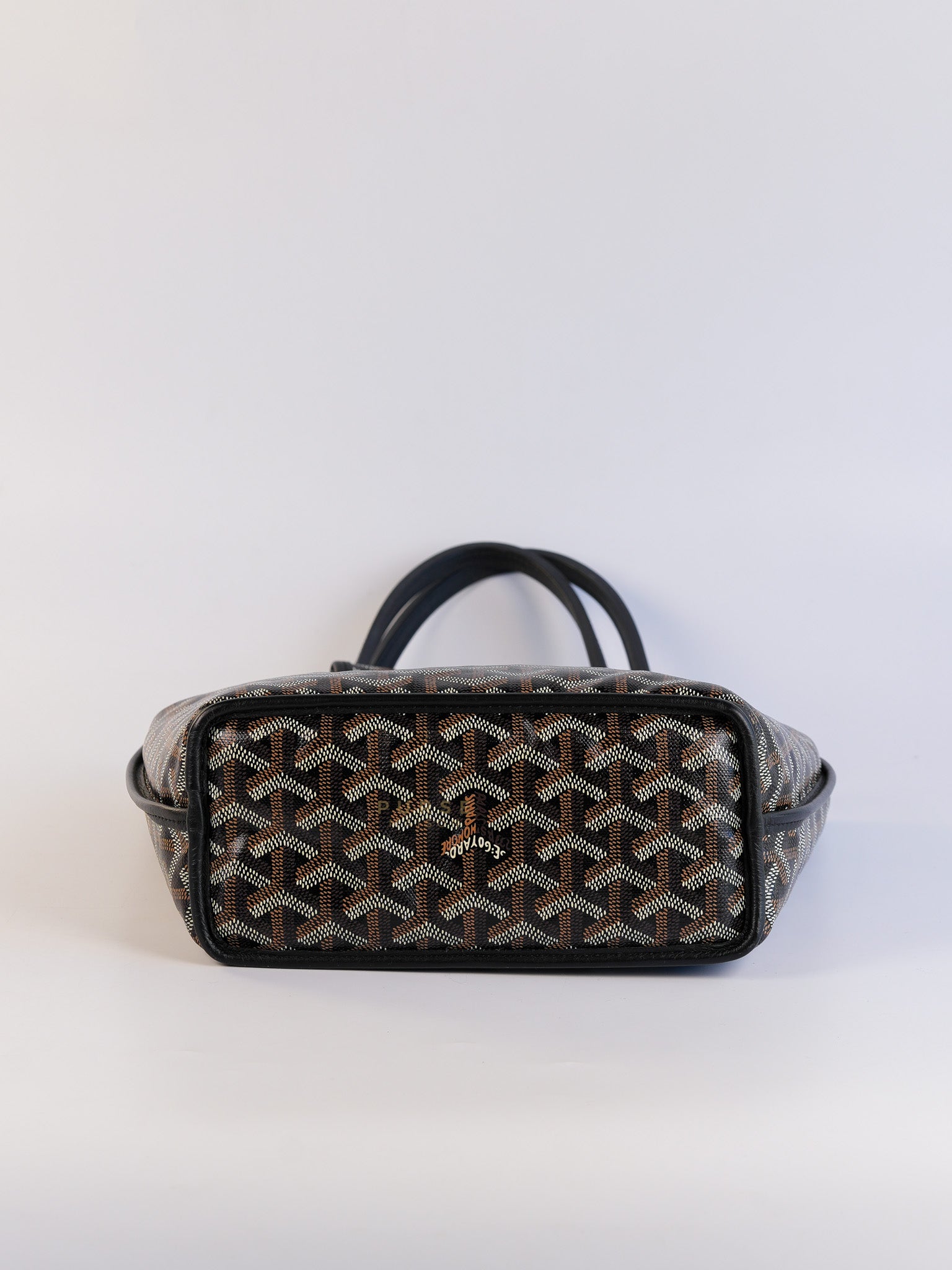 Mini Anjou Black Goyardine Canvas | Purse Maison Luxury Bags Shop