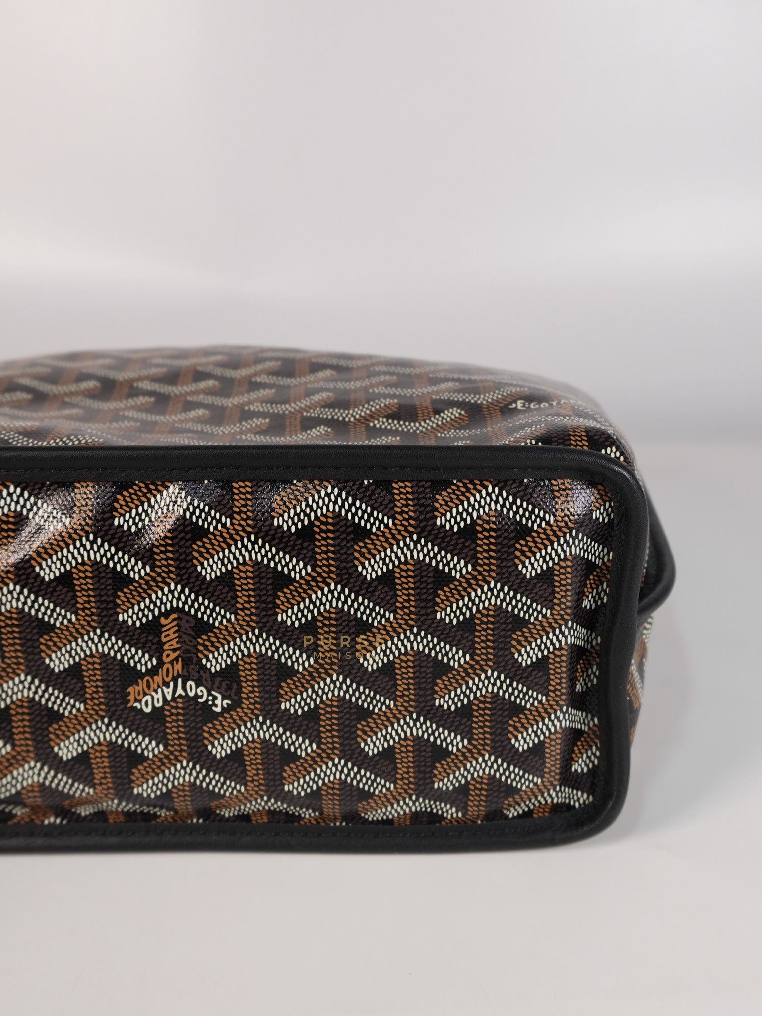 Mini Anjou Black in Goyardine Canvas | Purse Maison Luxury Bags Shop
