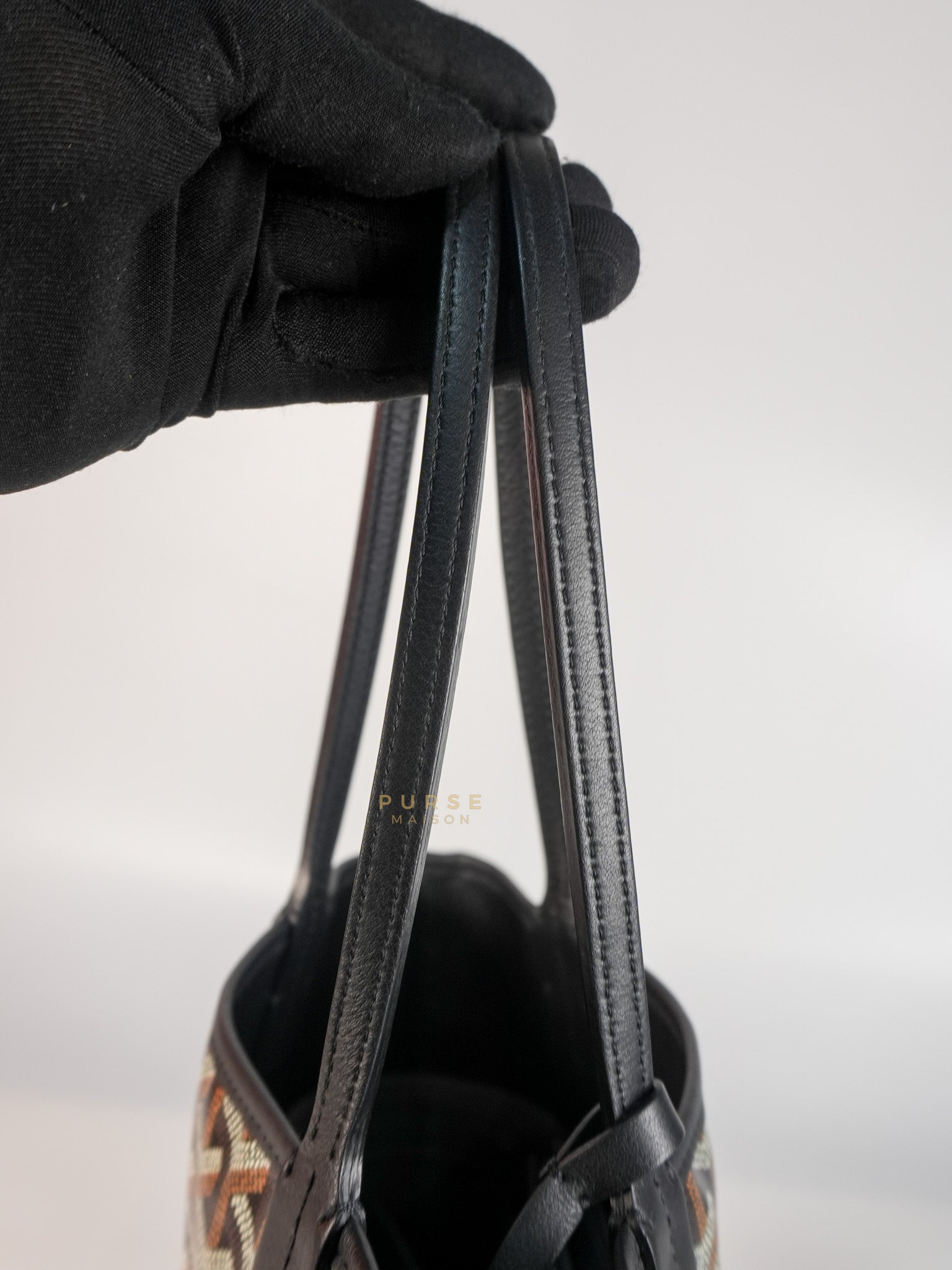 Mini Anjou Black in Goyardine Canvas | Purse Maison Luxury Bags Shop