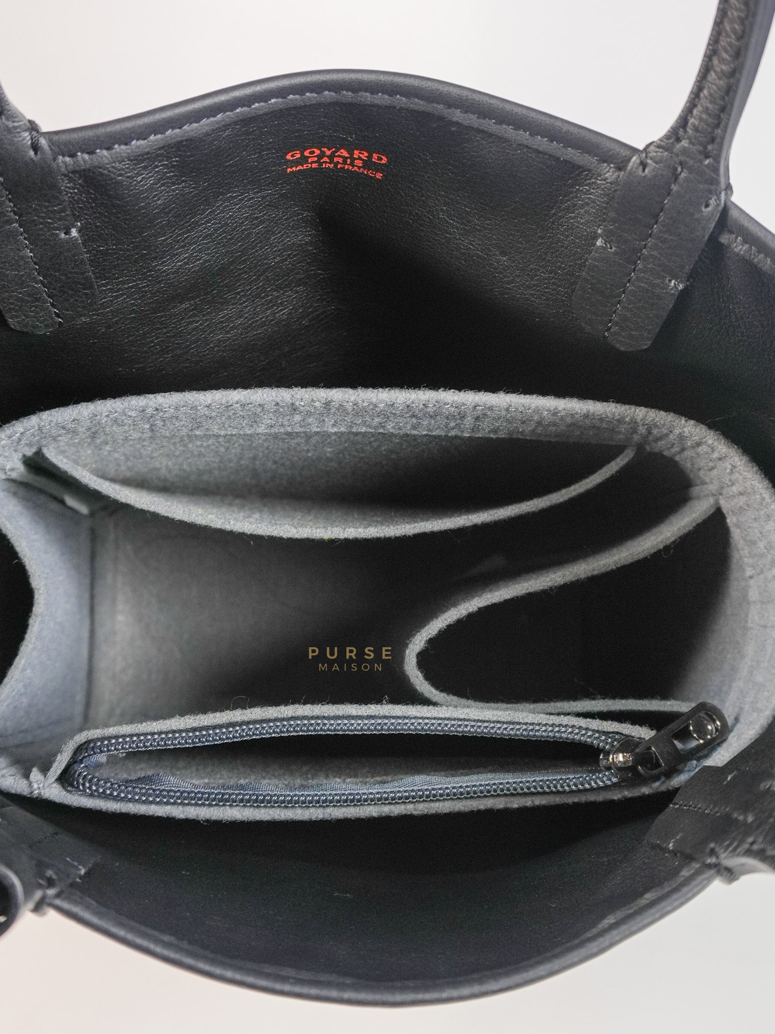 Mini Anjou Black in Goyardine Canvas | Purse Maison Luxury Bags Shop
