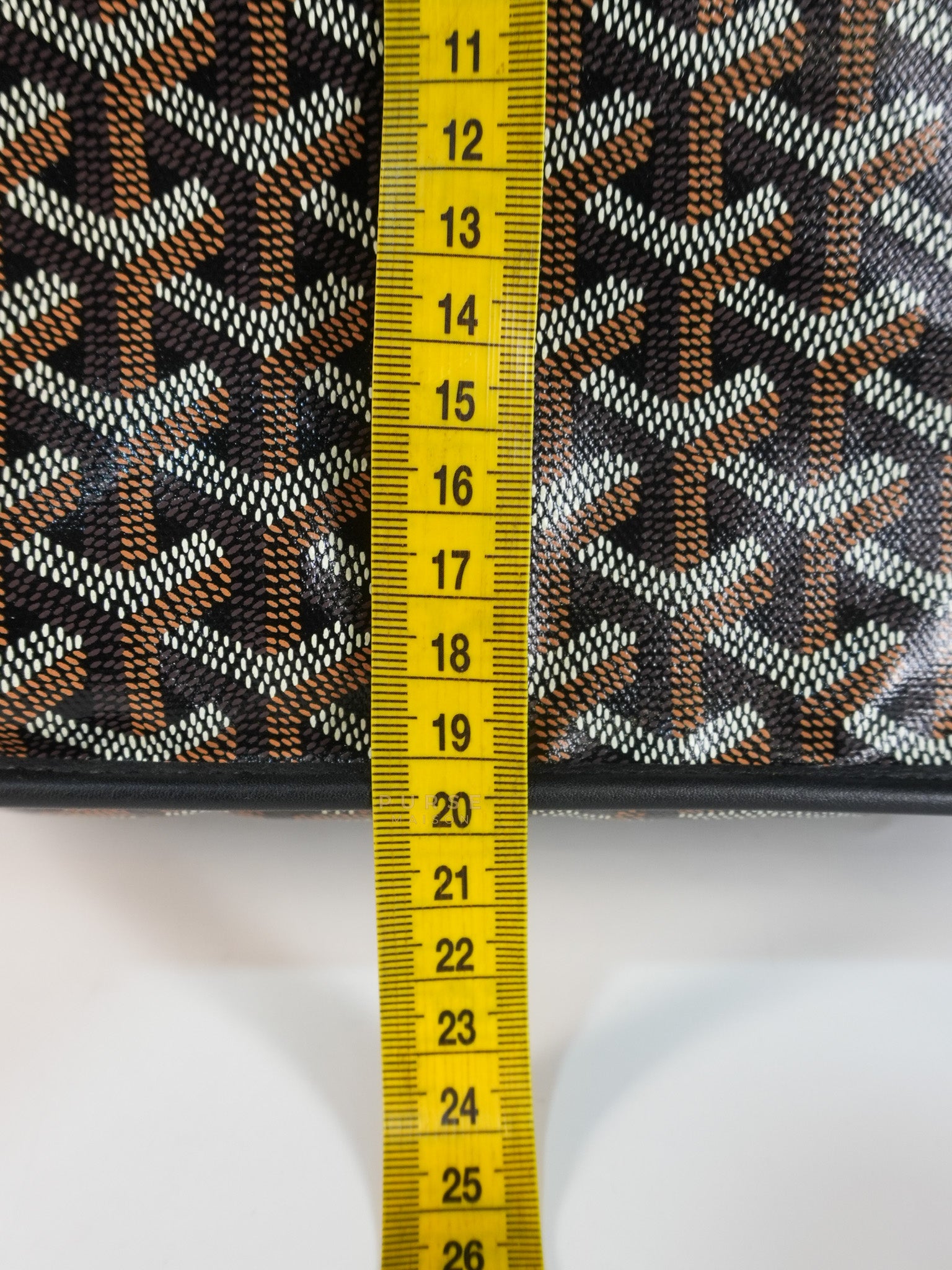 Mini Anjou Black in Goyardine Canvas | Purse Maison Luxury Bags Shop