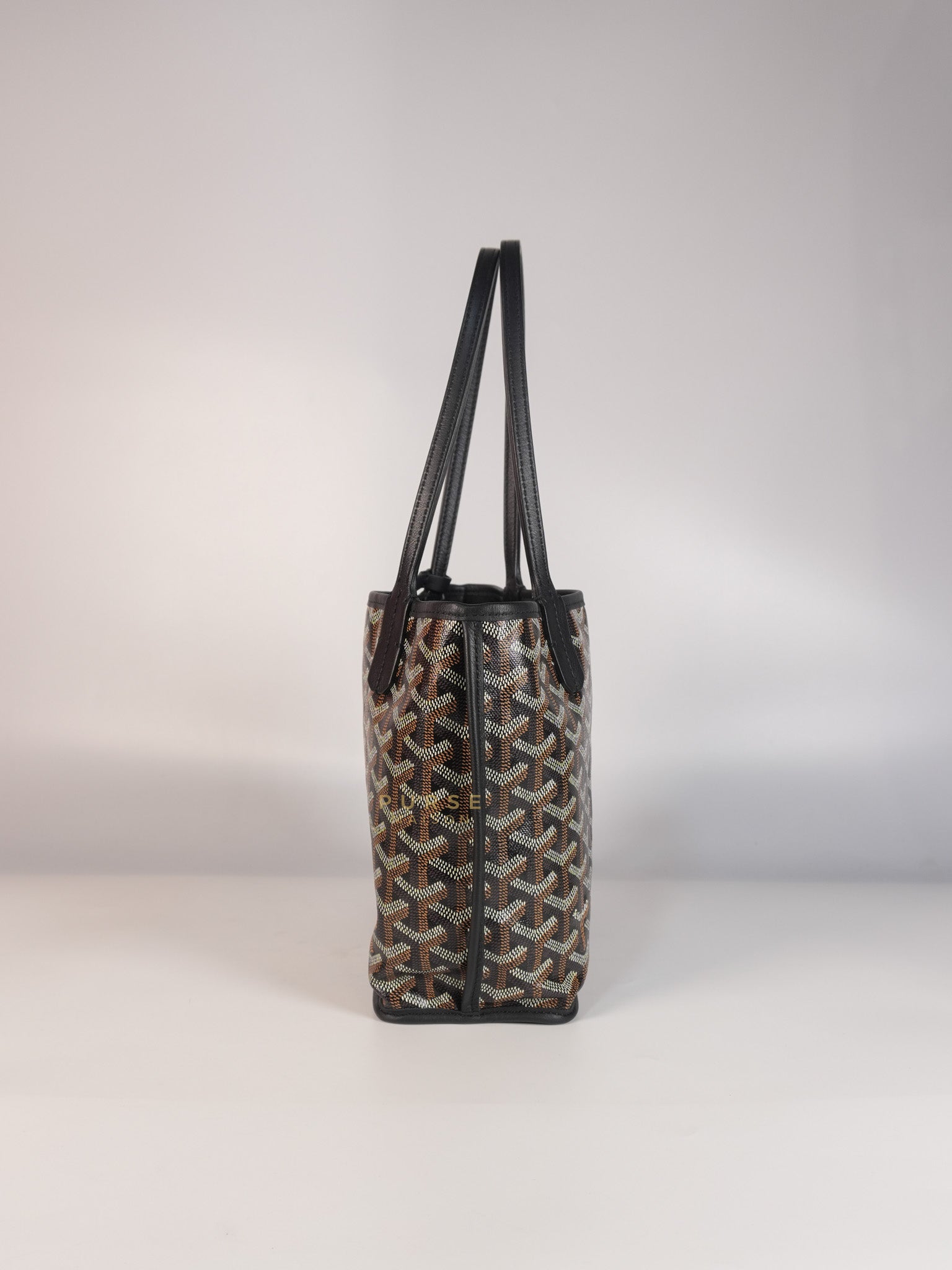 Mini Anjou Black in Goyardine Canvas | Purse Maison Luxury Bags Shop