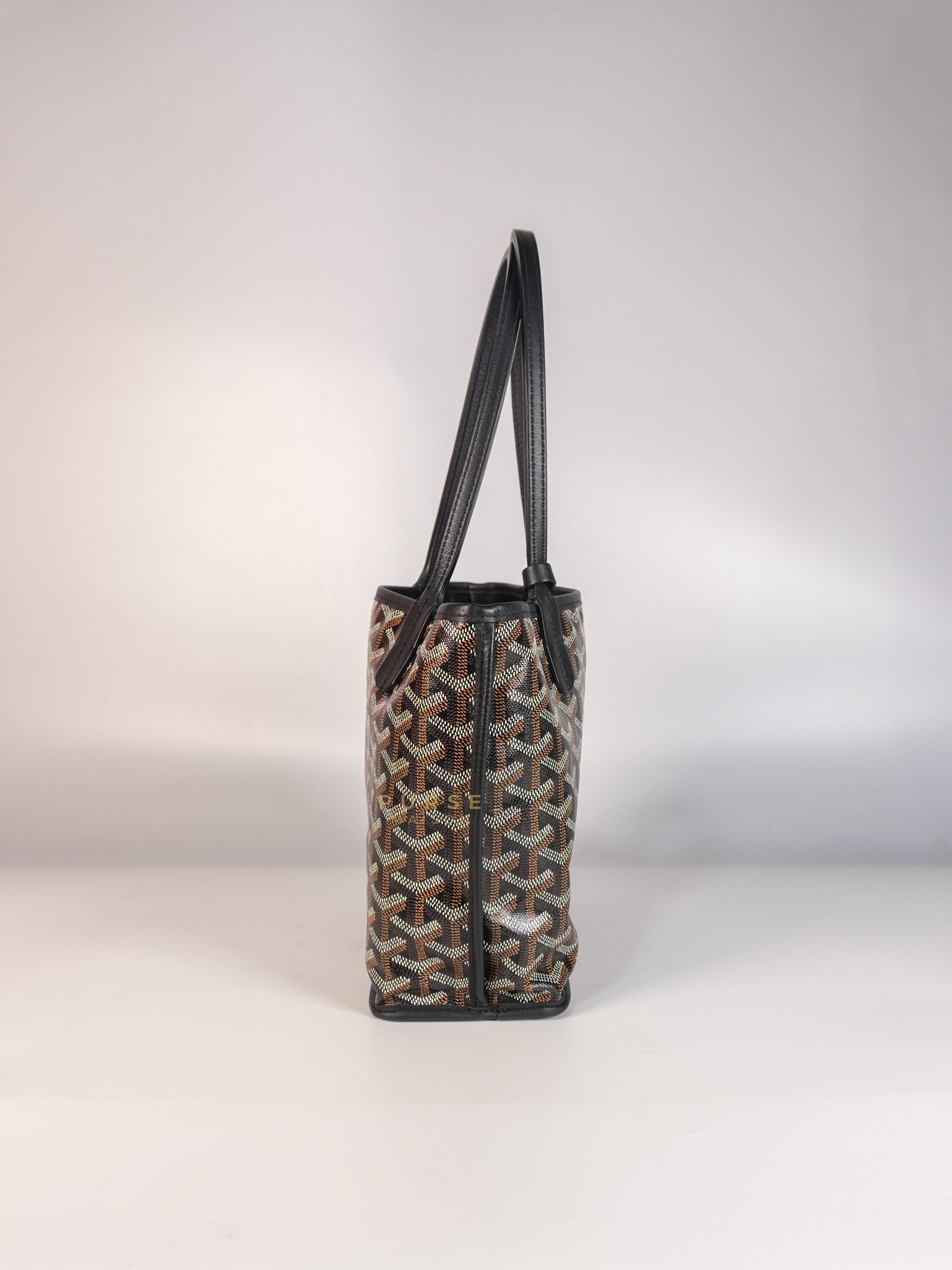 Mini Anjou Black in Goyardine Canvas | Purse Maison Luxury Bags Shop