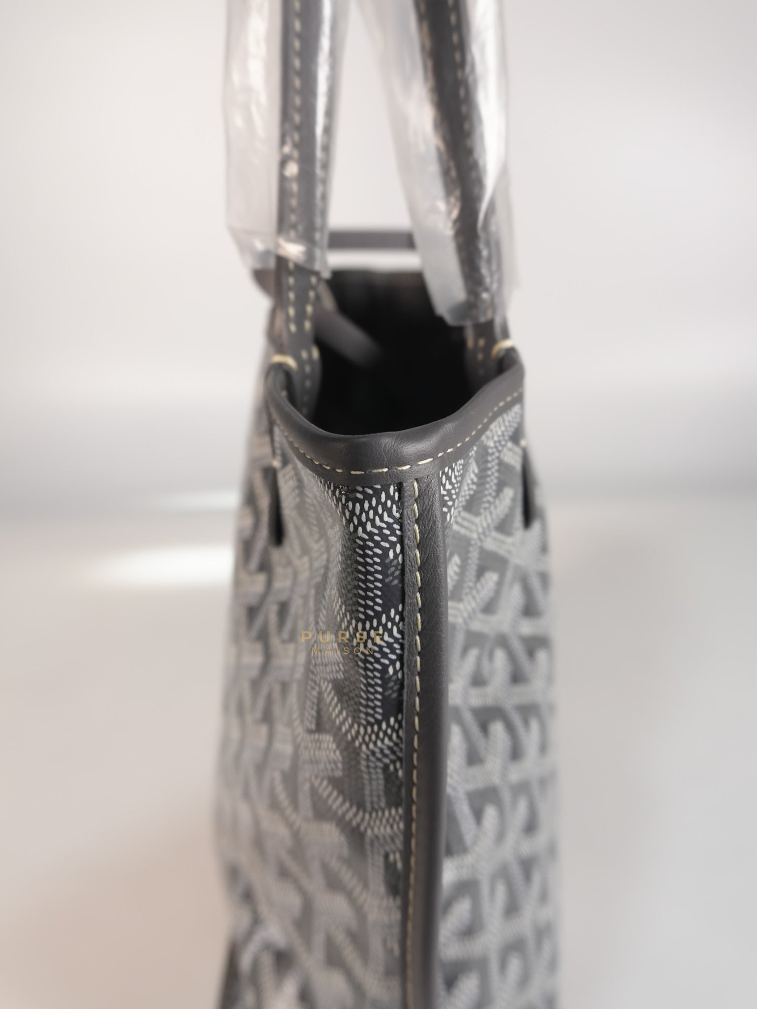 Mini Anjou Gray Goyardine Canvas | Purse Maison Luxury Bags Shop
