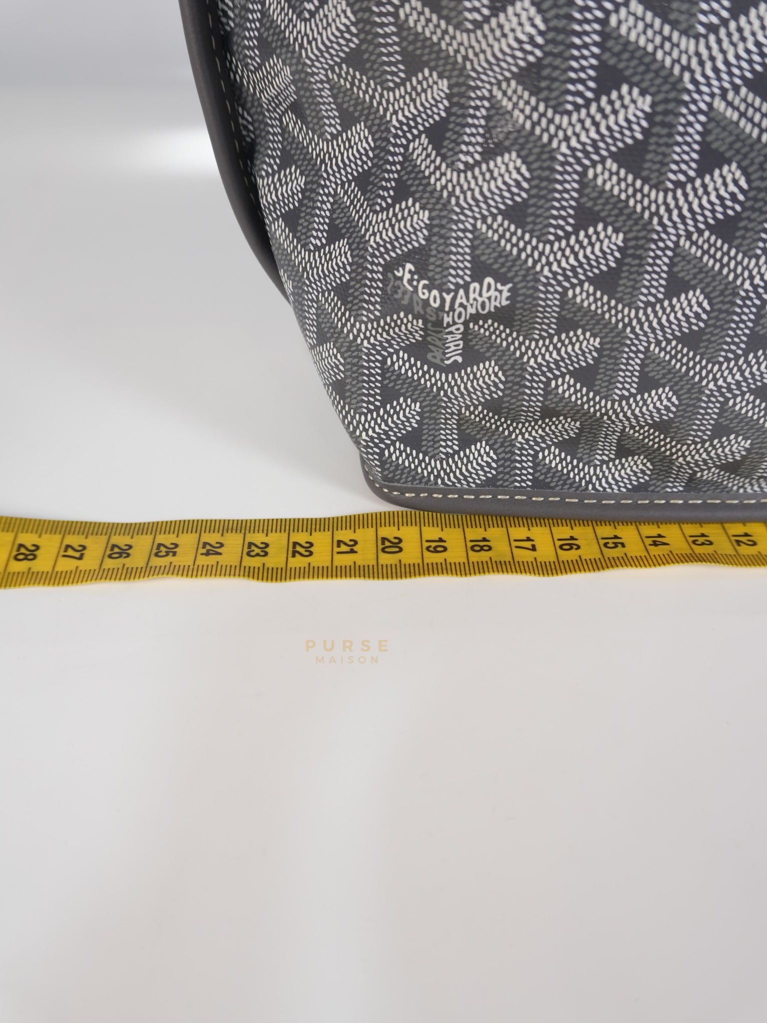 Mini Anjou Gray Goyardine Canvas | Purse Maison Luxury Bags Shop