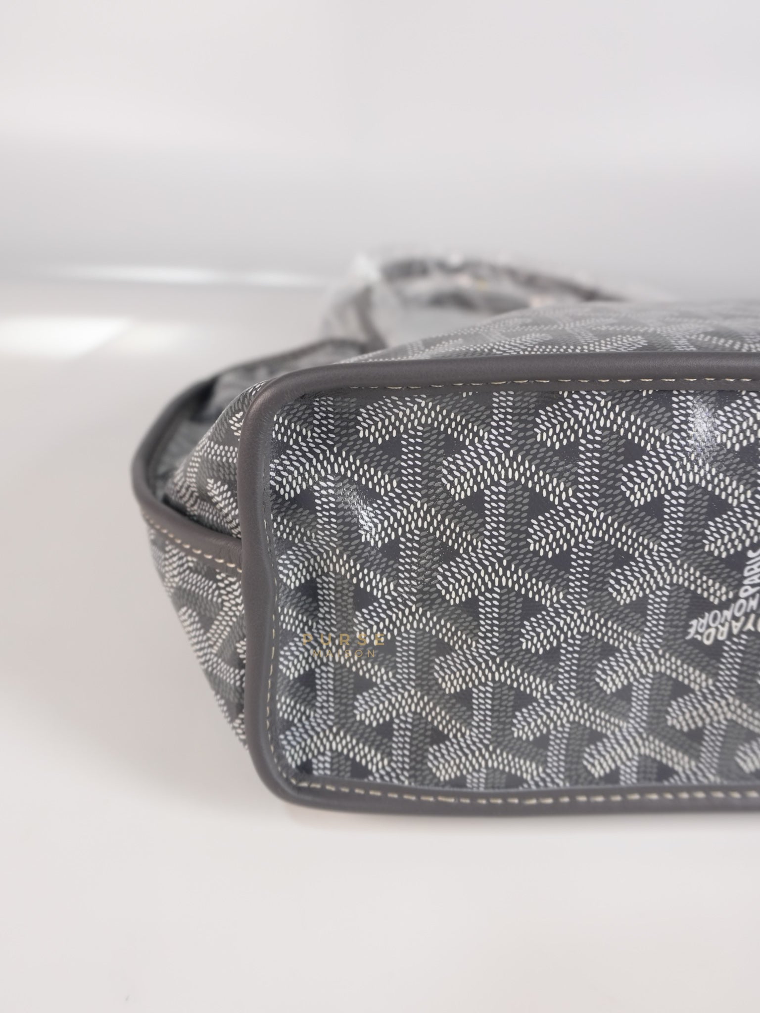 Mini Anjou Gray Goyardine Canvas | Purse Maison Luxury Bags Shop