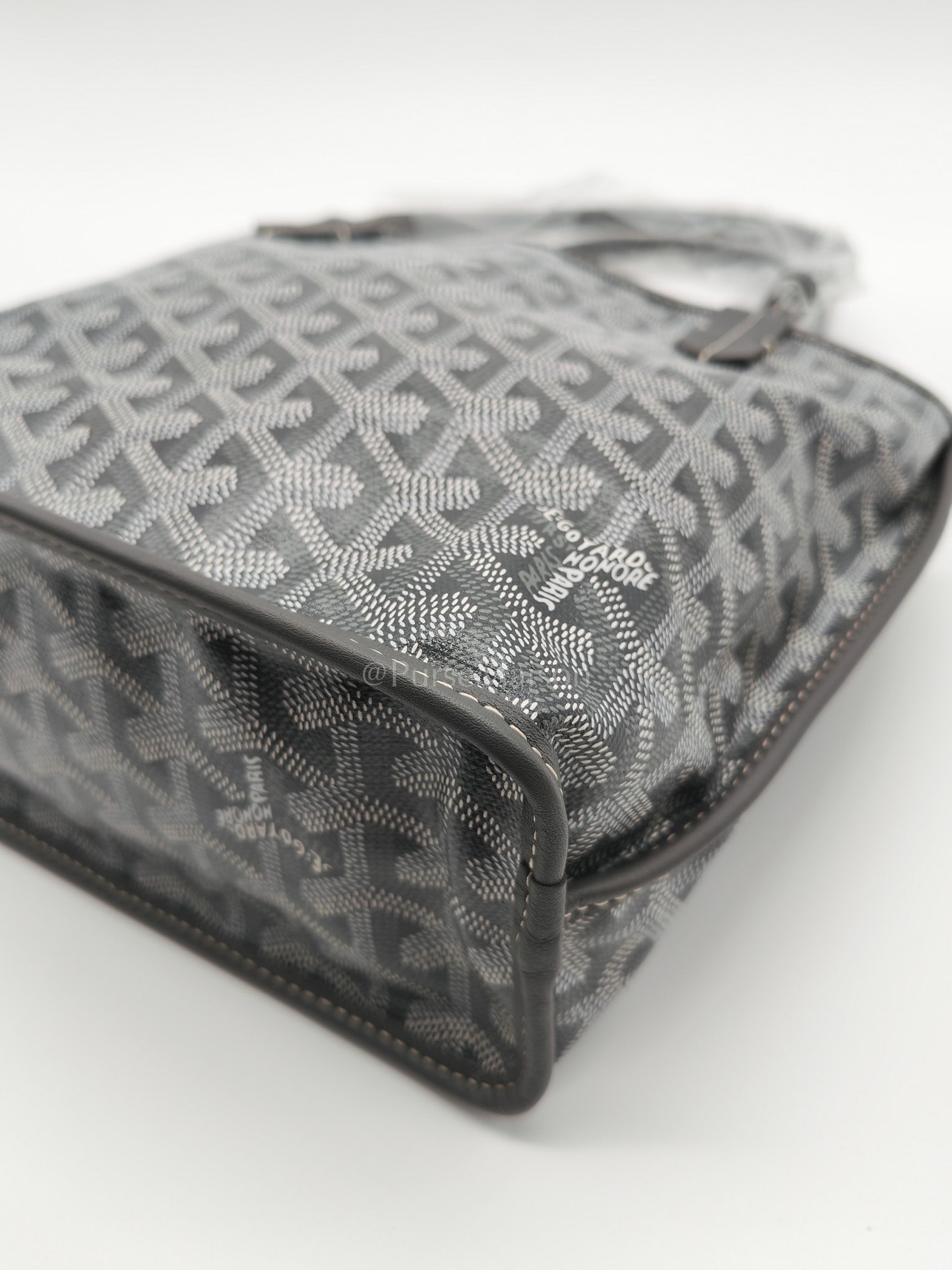 Mini Anjou Gray in Goyardine Canvas Tote Bag | Purse Maison Luxury Bags Shop