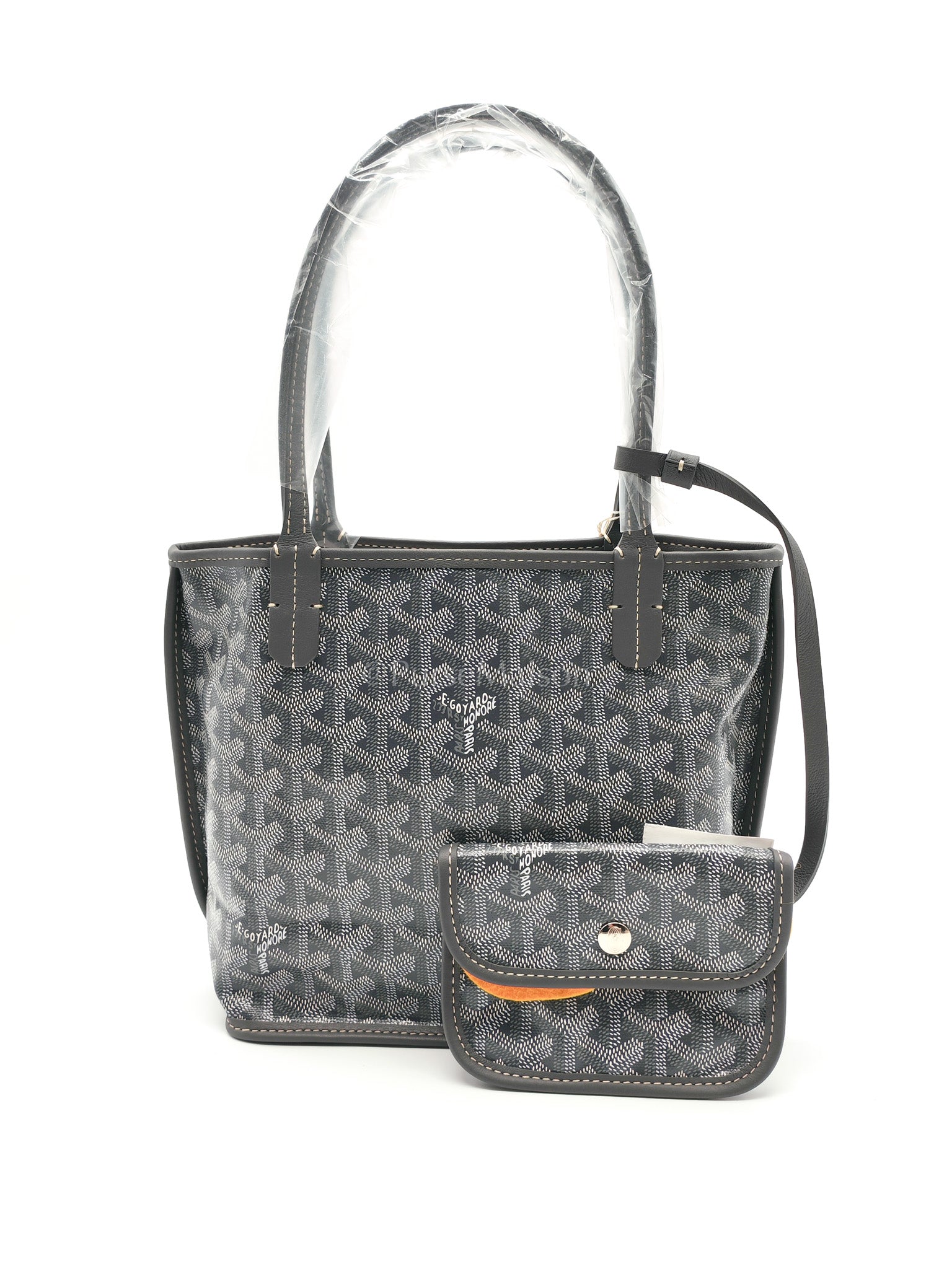 Mini Anjou Gray in Goyardine Canvas Tote Bag | Purse Maison Luxury Bags Shop