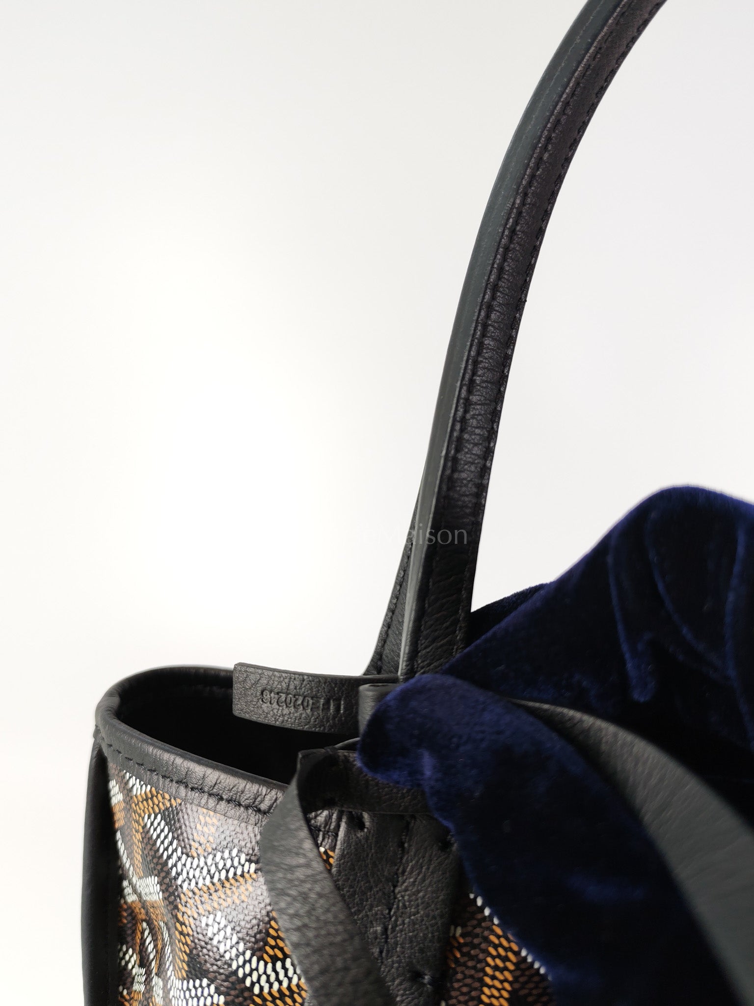 Mini Anjou in Black Goyardine Canvas | Purse Maison Luxury Bags Shop