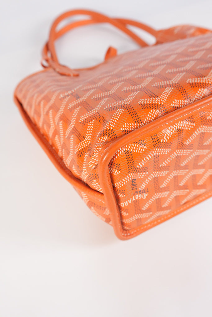 Mini Anjou in Orange Goyardine Canvas | Purse Maison Luxury Bags Shop