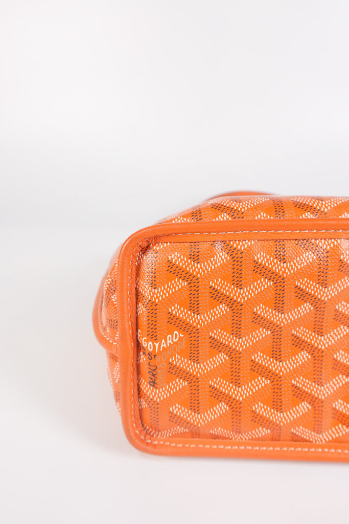 Mini Anjou in Orange Goyardine Canvas | Purse Maison Luxury Bags Shop