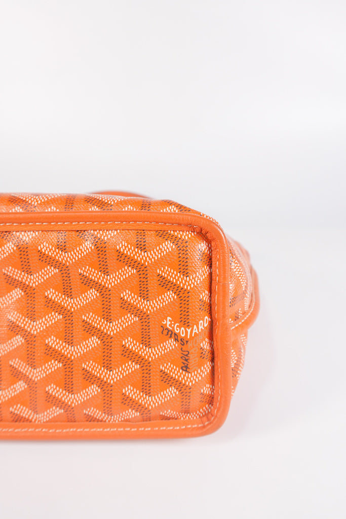 Mini Anjou in Orange Goyardine Canvas | Purse Maison Luxury Bags Shop