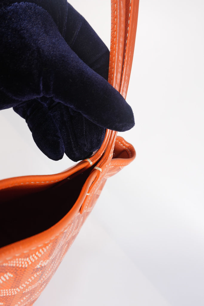 Mini Anjou in Orange Goyardine Canvas | Purse Maison Luxury Bags Shop