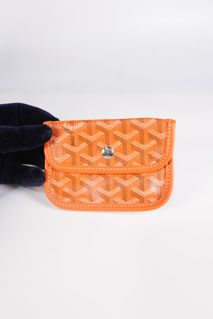 Mini Anjou in Orange Goyardine Canvas | Purse Maison Luxury Bags Shop