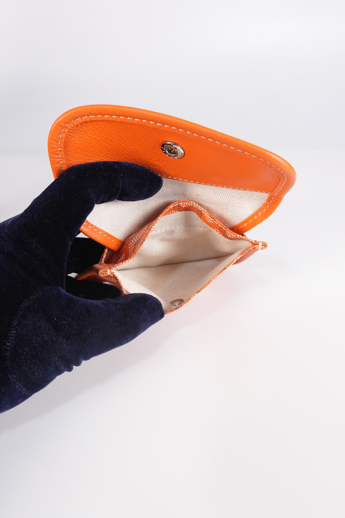 Mini Anjou in Orange Goyardine Canvas | Purse Maison Luxury Bags Shop