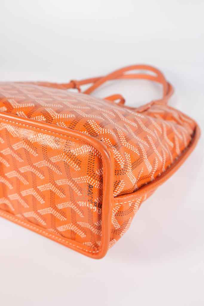 Mini Anjou in Orange Goyardine Canvas | Purse Maison Luxury Bags Shop