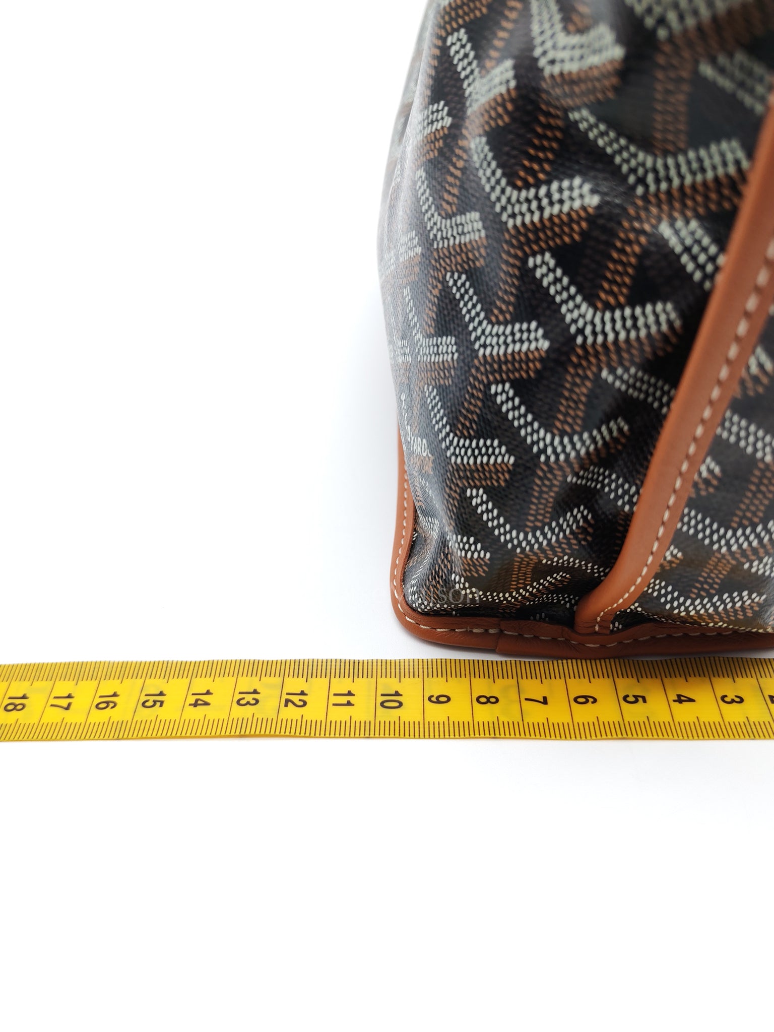 Mini Anjou in Tan Goyardine Canvas Tote Bag | Purse Maison Luxury Bags Shop