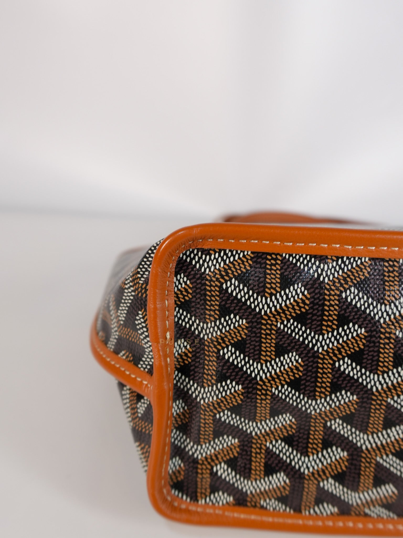 Mini Anjou Tan in Goyardine Canvas | Purse Maison Luxury Bags Shop