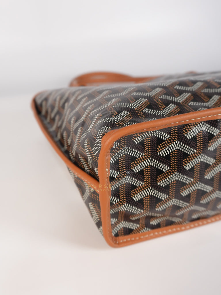Mini Anjou Tan in Goyardine Canvas | Purse Maison Luxury Bags Shop
