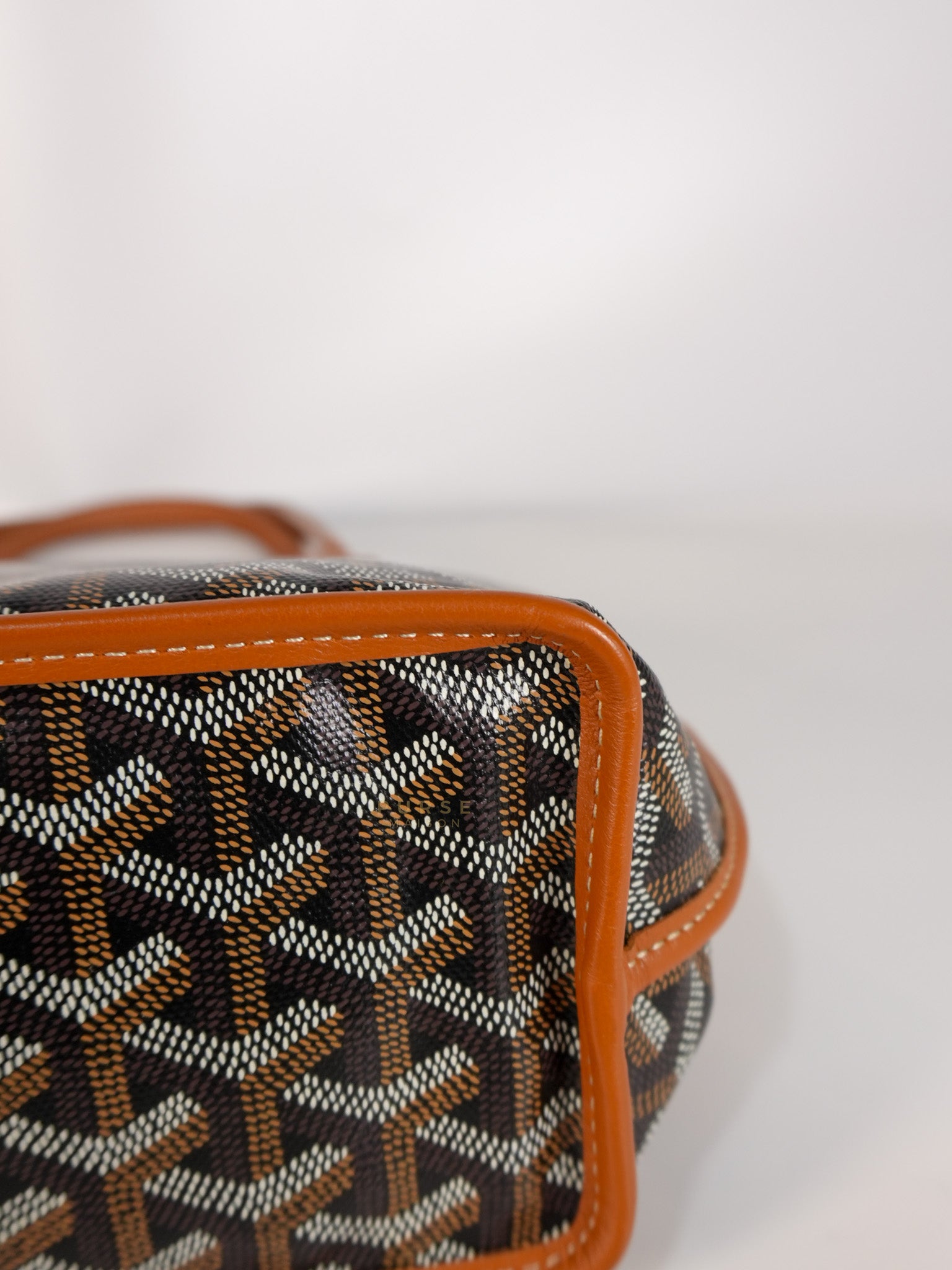 Mini Anjou Tan in Goyardine Canvas | Purse Maison Luxury Bags Shop