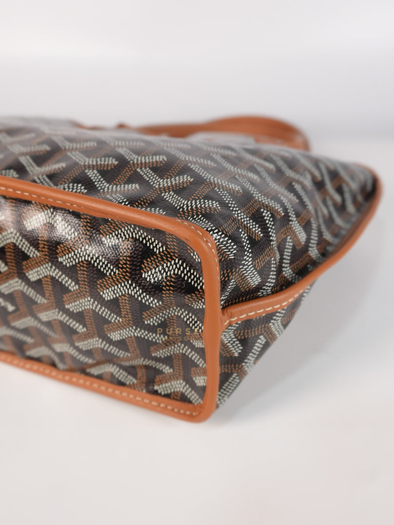Mini Anjou Tan in Goyardine Canvas | Purse Maison Luxury Bags Shop