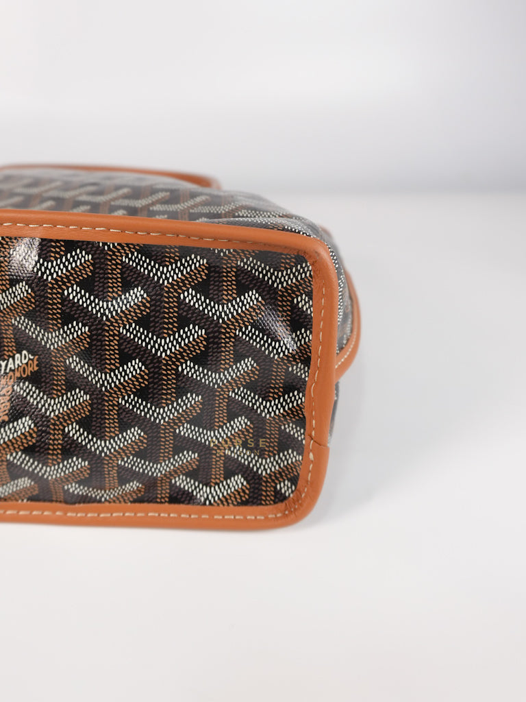 Mini Anjou Tan in Goyardine Canvas | Purse Maison Luxury Bags Shop