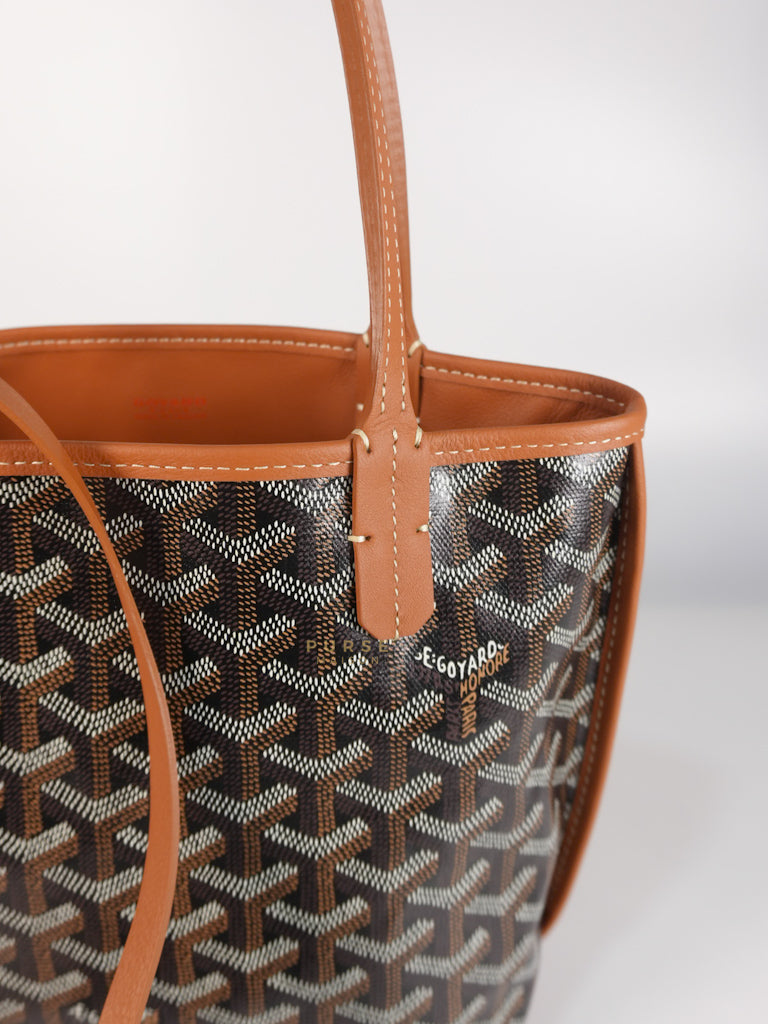 Mini Anjou Tan in Goyardine Canvas | Purse Maison Luxury Bags Shop