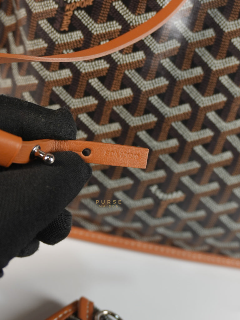 Mini Anjou Tan in Goyardine Canvas | Purse Maison Luxury Bags Shop