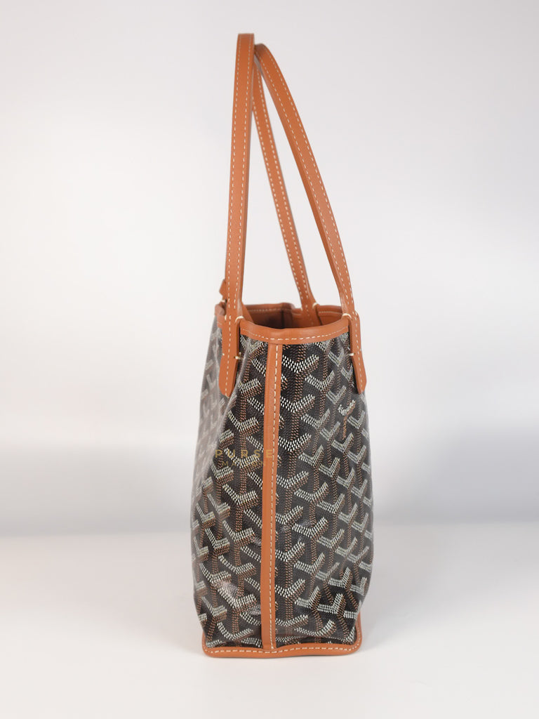 Mini Anjou Tan in Goyardine Canvas | Purse Maison Luxury Bags Shop