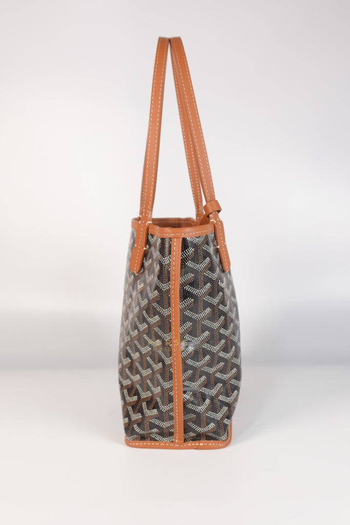 Mini Anjou Tan in Goyardine Canvas | Purse Maison Luxury Bags Shop