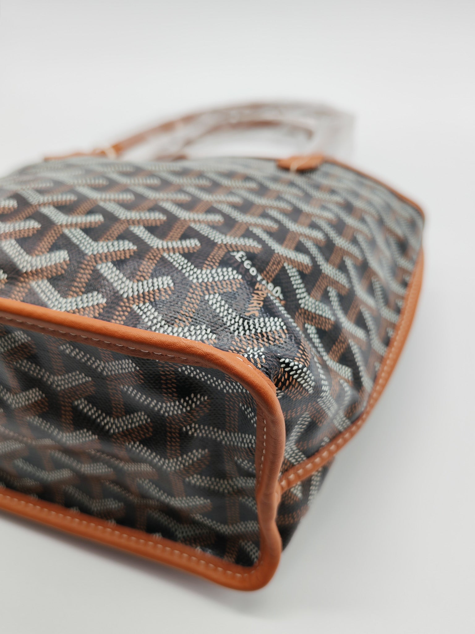 Mini Anjou Tan in Goyardine Canvas Tote Bag | Purse Maison Luxury Bags Shop