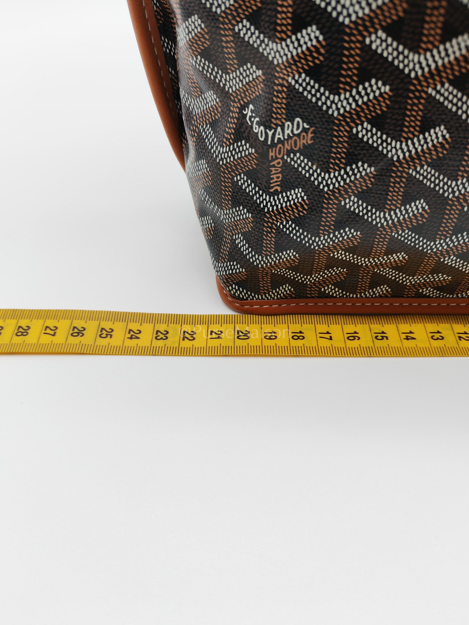 Mini Anjou Tan in Goyardine Canvas Tote Bag | Purse Maison Luxury Bags Shop