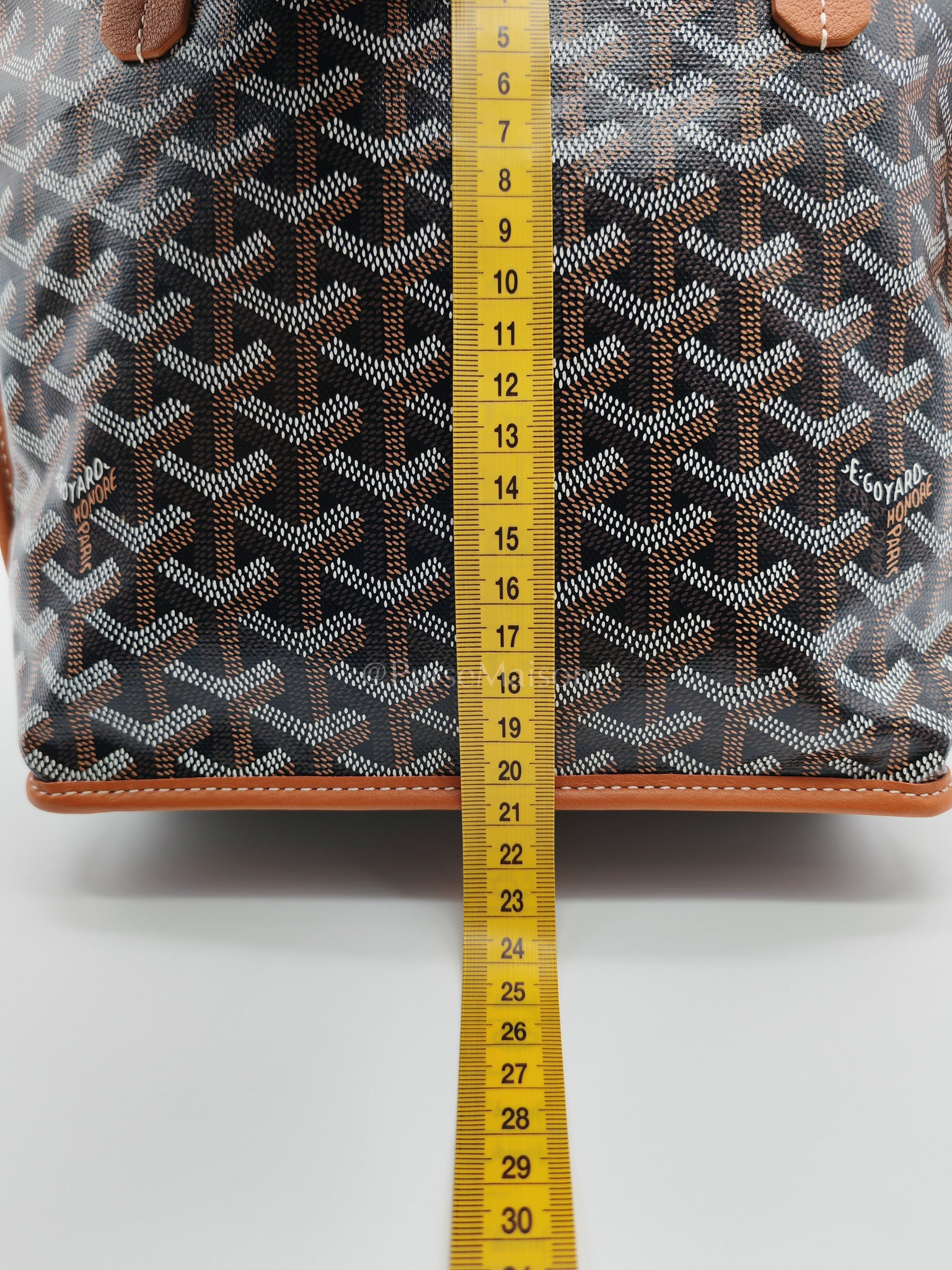 Mini Anjou Tan in Goyardine Canvas Tote Bag | Purse Maison Luxury Bags Shop