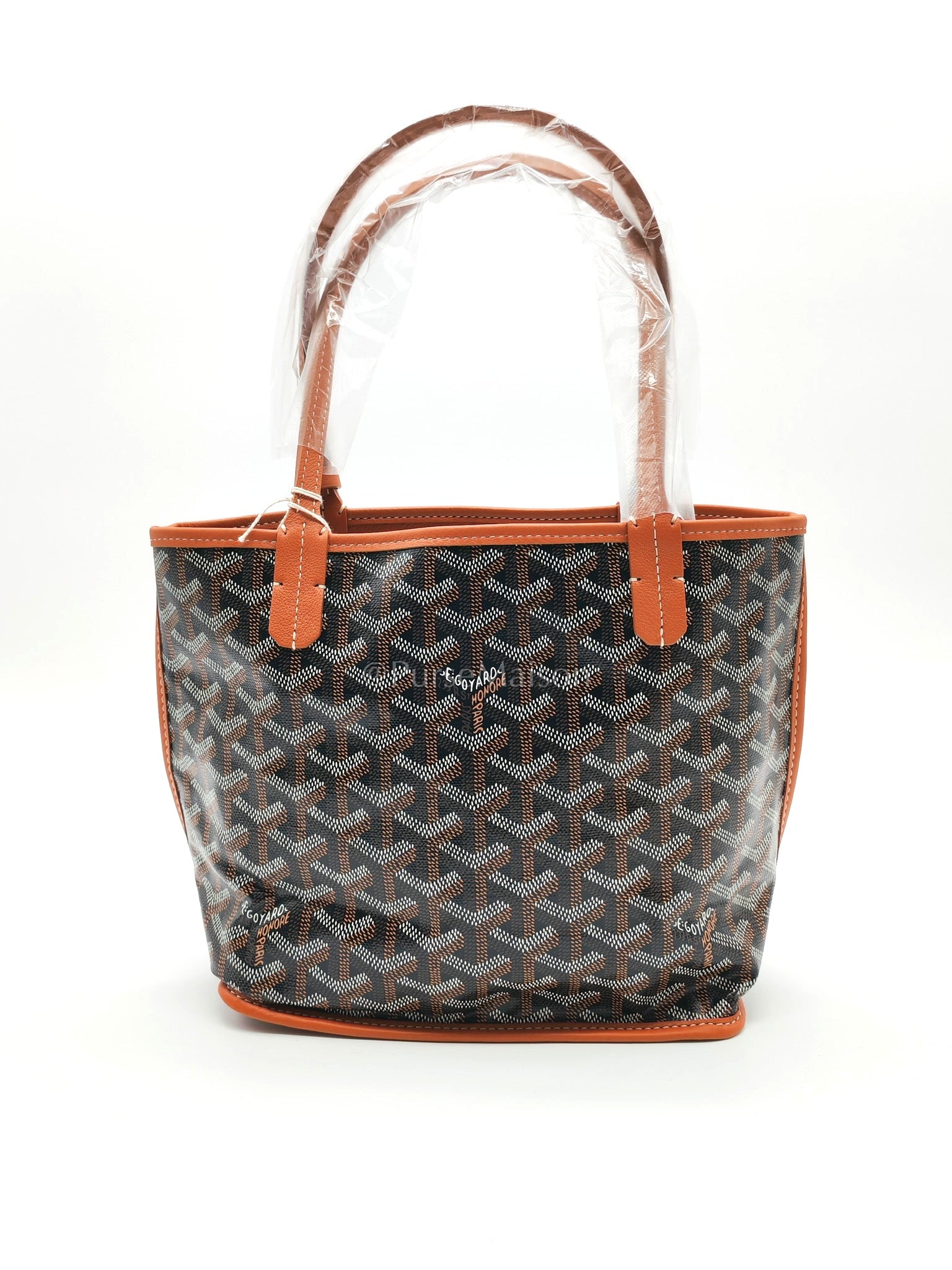 Mini Anjou Tan in Goyardine Canvas Tote Bag | Purse Maison Luxury Bags Shop