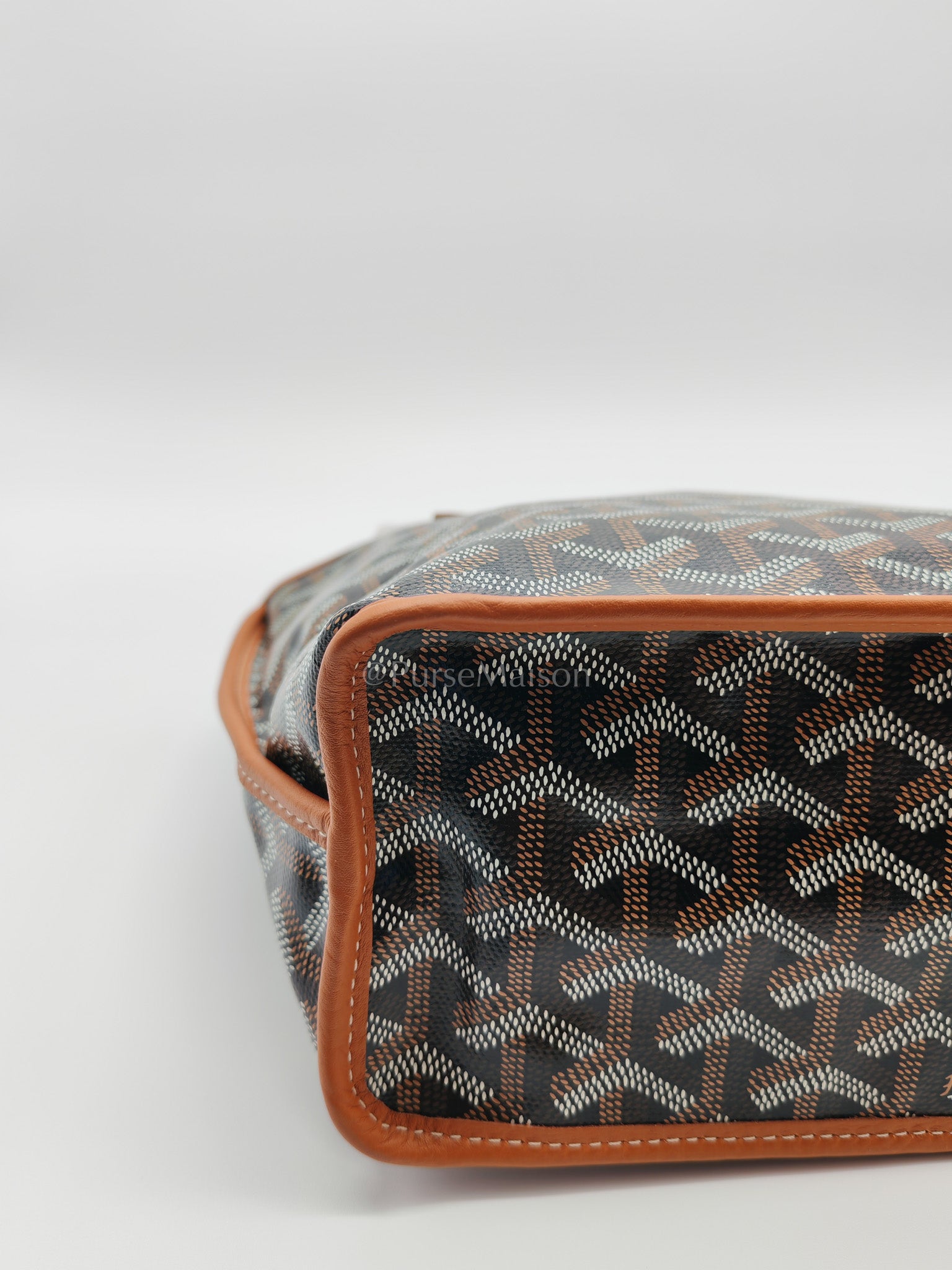 Mini Anjou Tan in Goyardine Canvas Tote Bag | Purse Maison Luxury Bags Shop